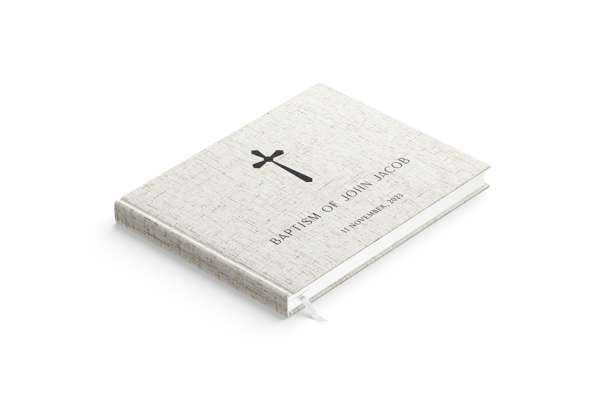 Sacred Elegance | Christening Guest Book