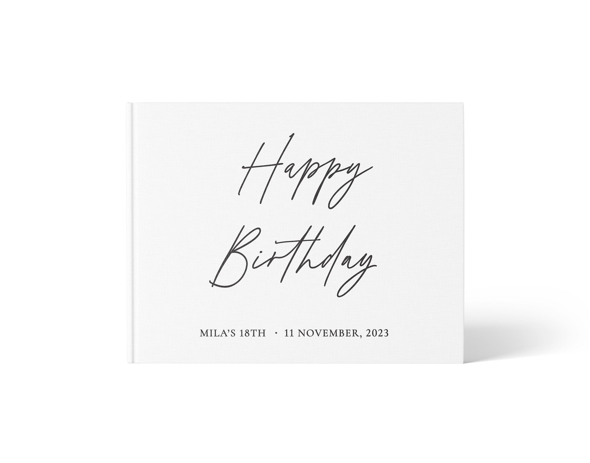 Birthday Script | Birthday Guest Book