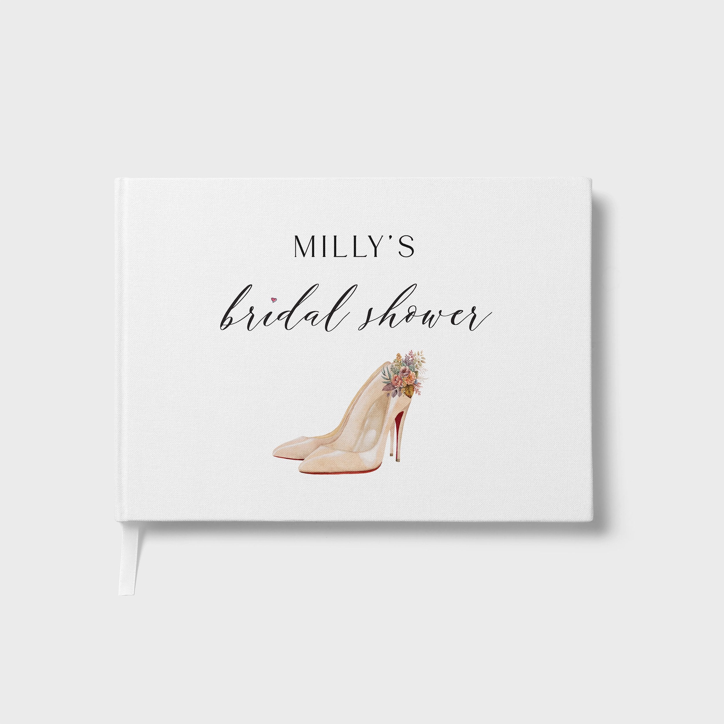 Wedding Heels | Bridal Shower Guest Book