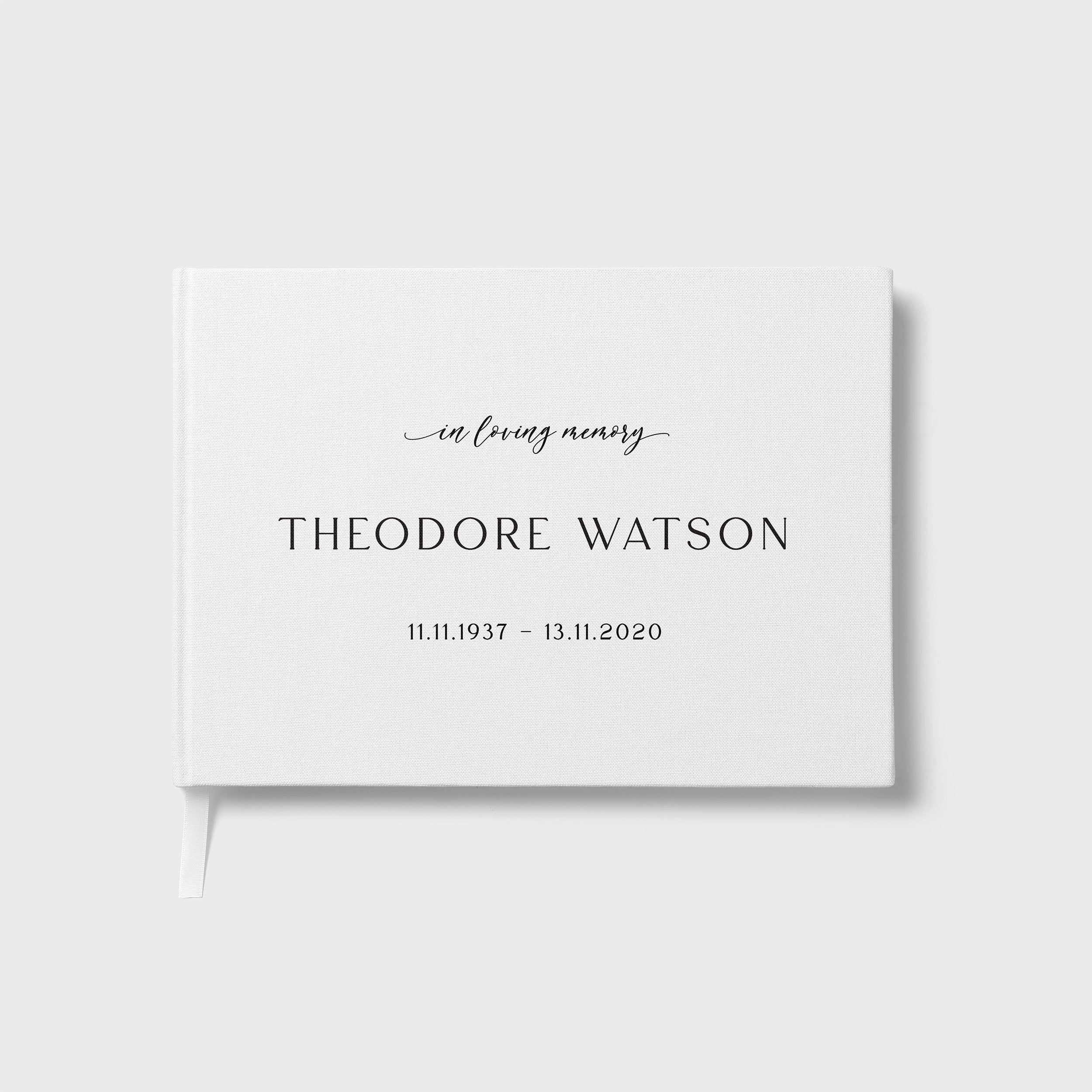 In Loving Memory | Funeral Guest Book