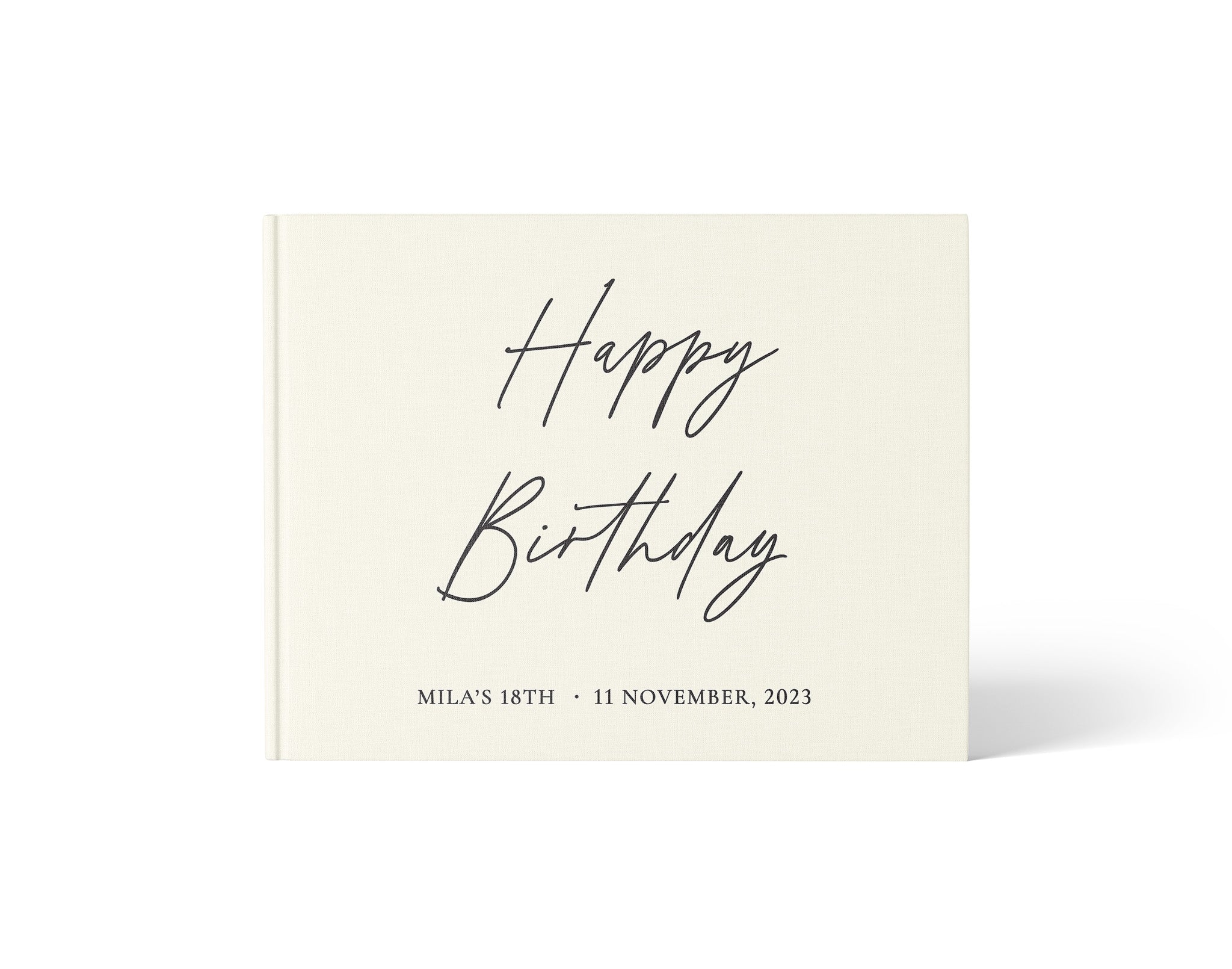 Birthday Script | Birthday Guest Book