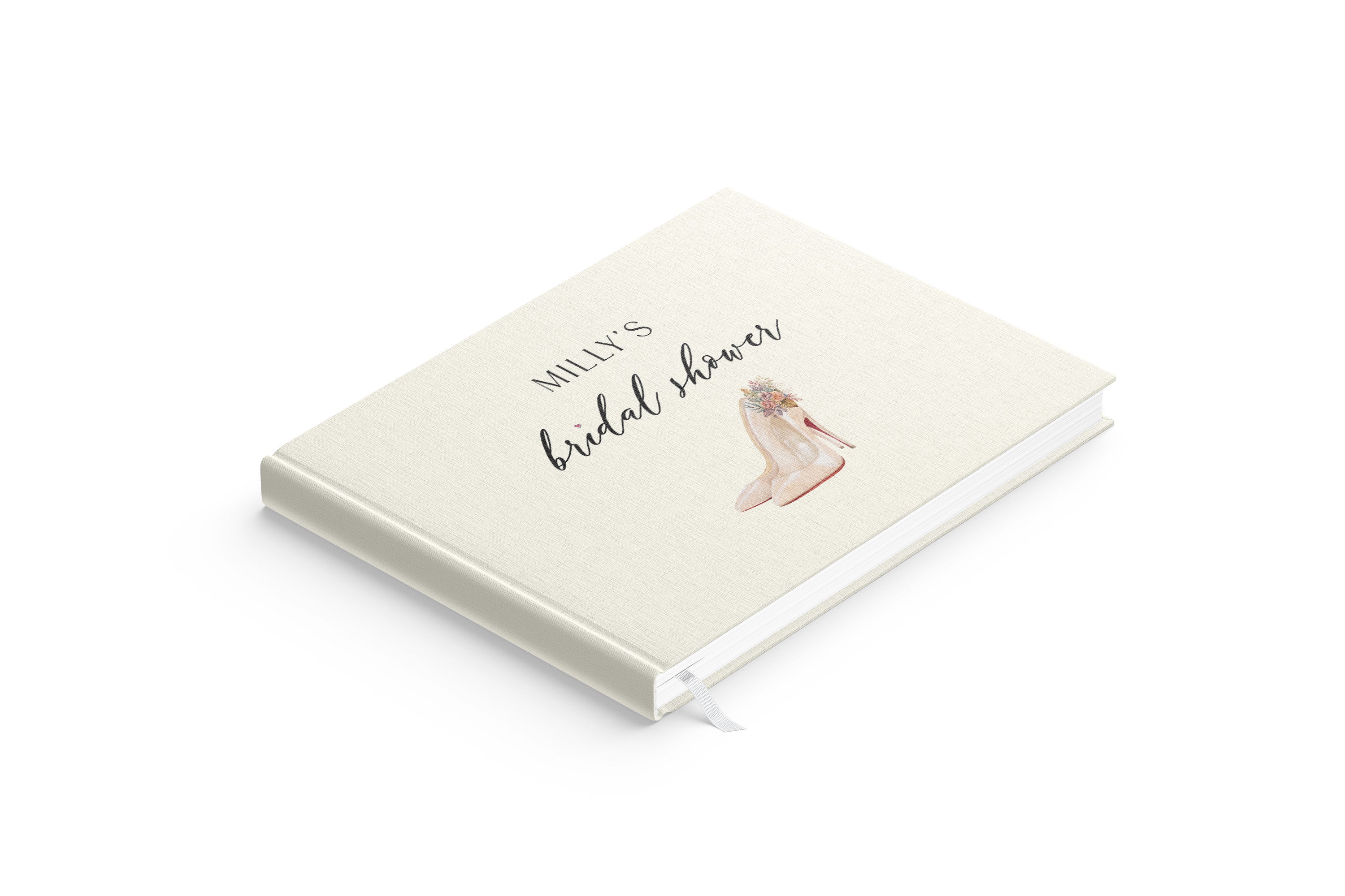 Wedding Heels | Bridal Shower Guest Book