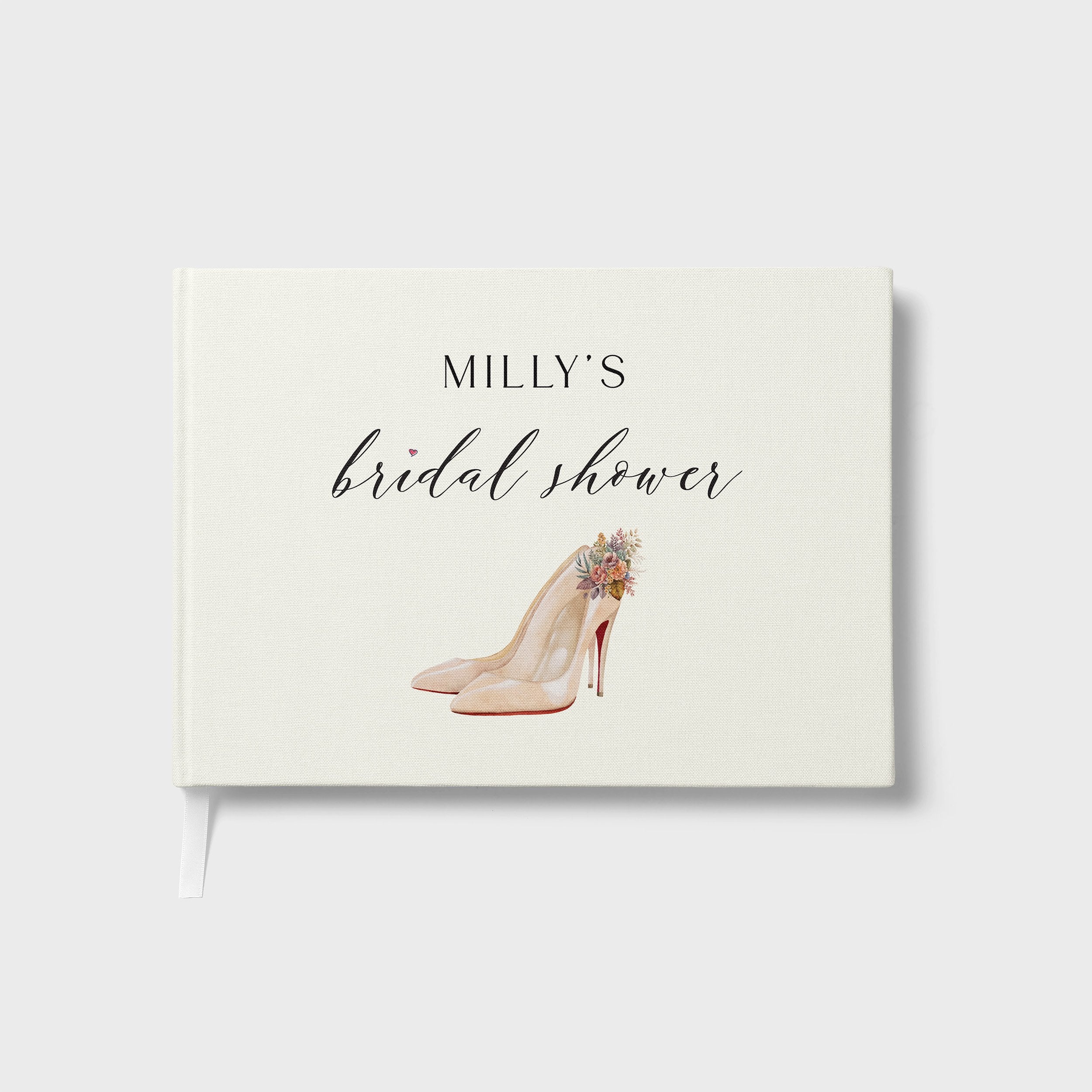 Wedding Heels | Bridal Shower Guest Book