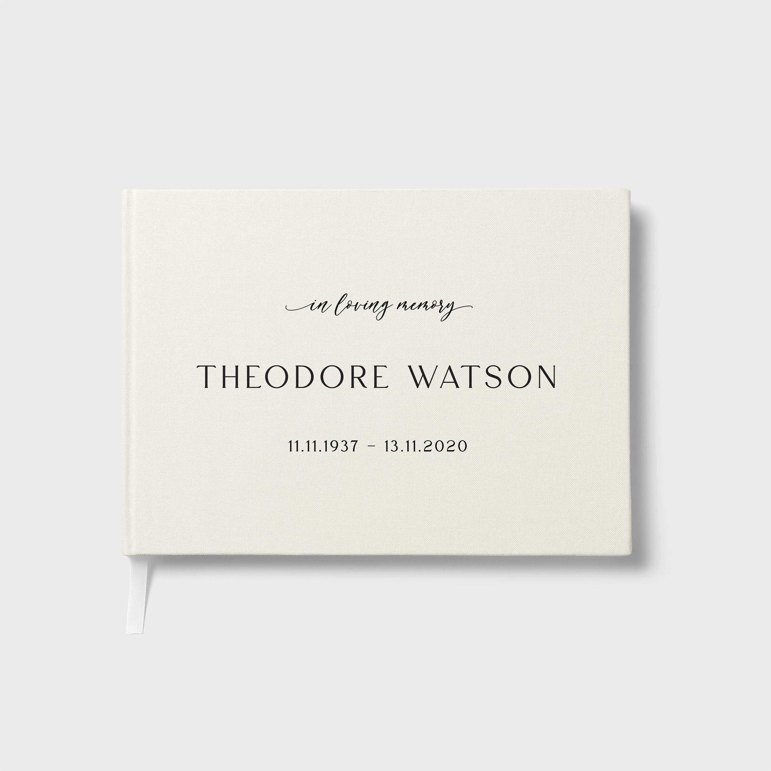 In Loving Memory | Funeral Guest Book