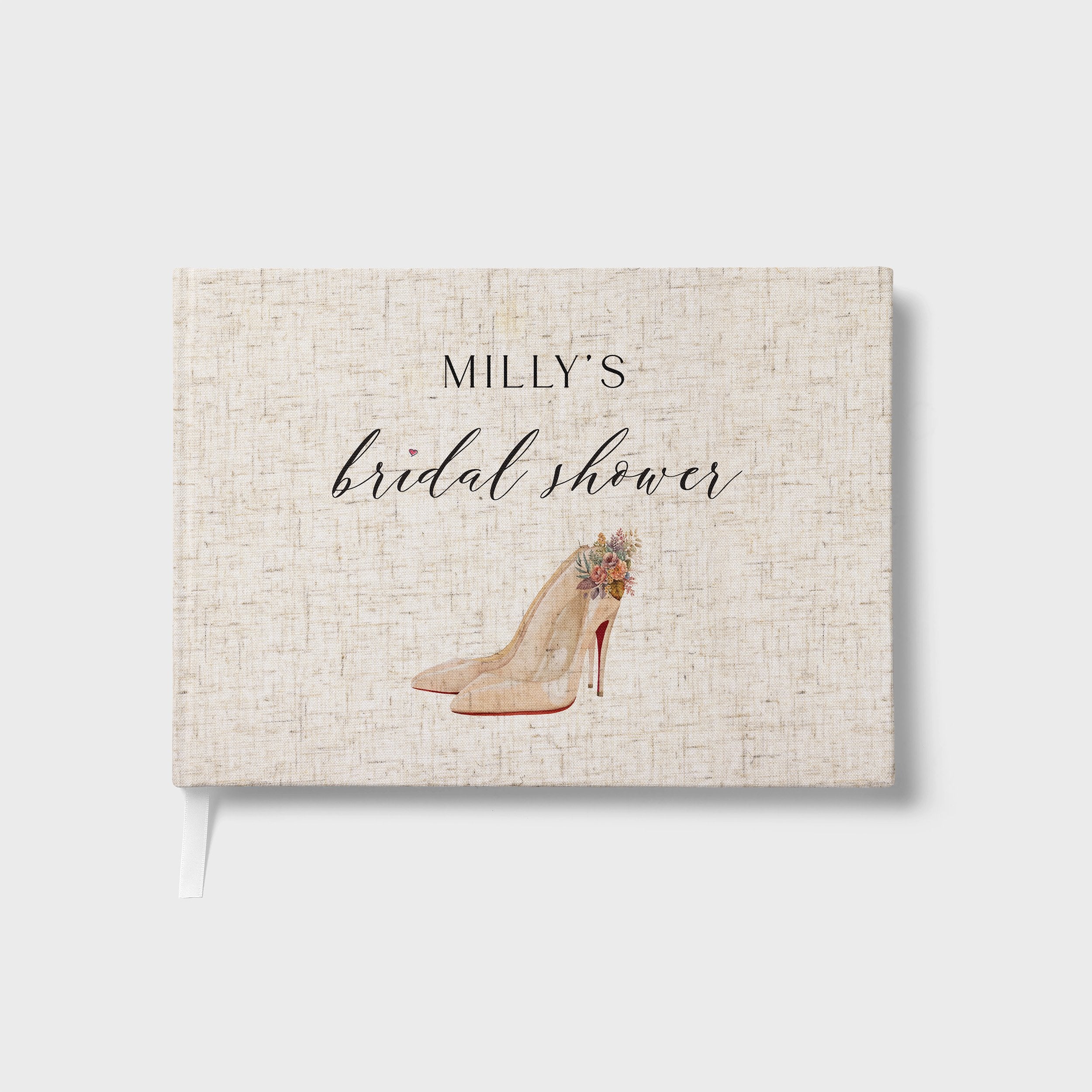 Wedding Heels | Bridal Shower Guest Book