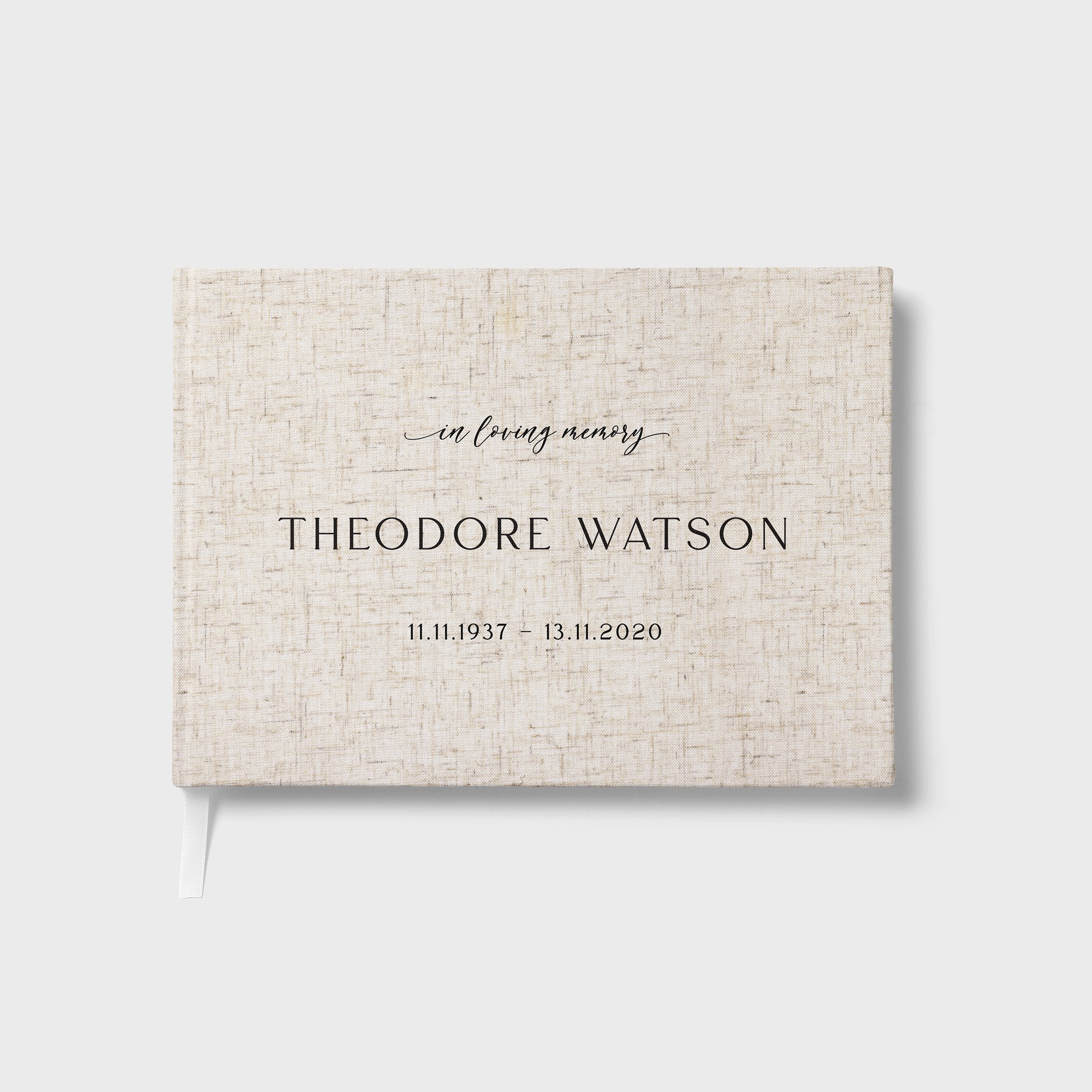 In Loving Memory | Funeral Guest Book