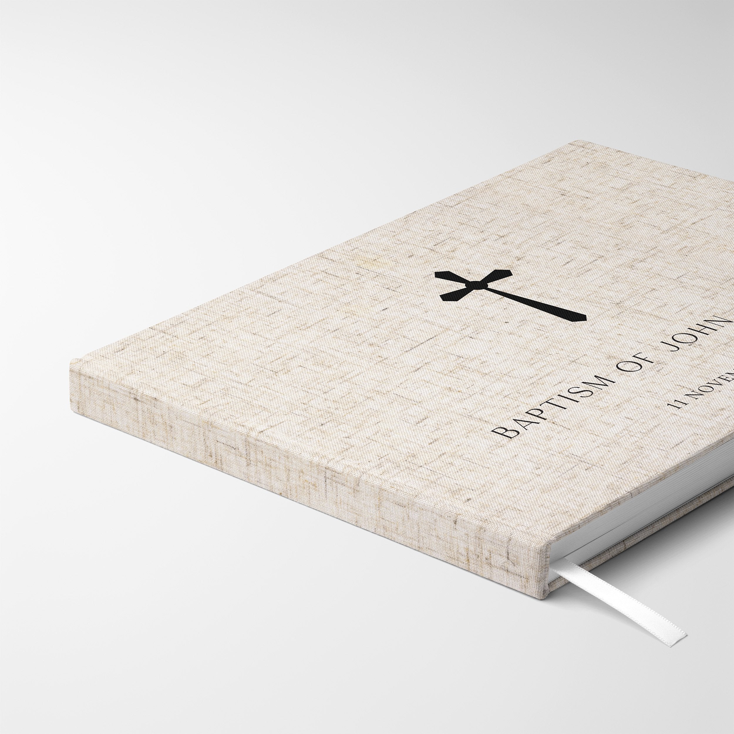 Sacred Elegance | Christening Guest Book