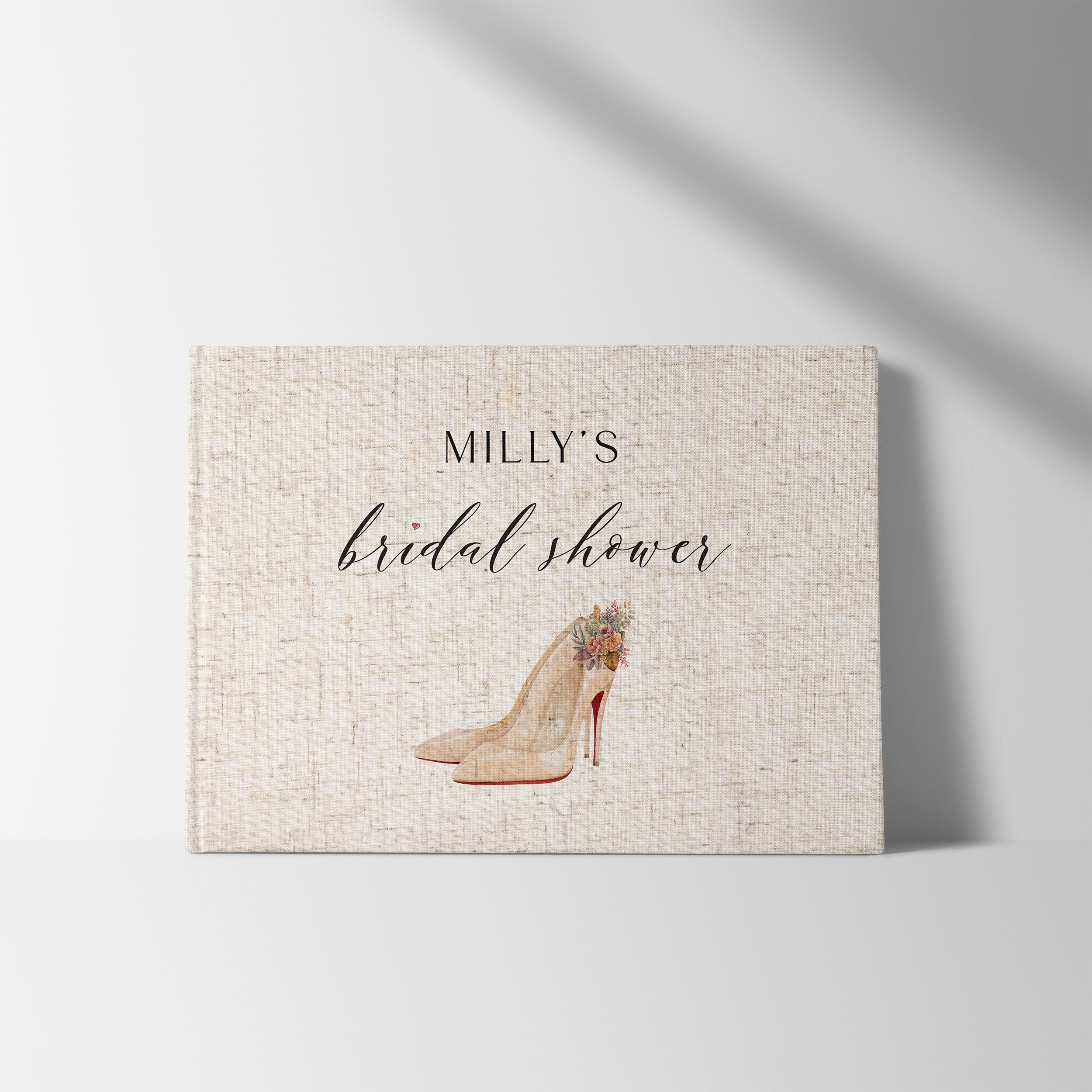 Wedding Heels | Bridal Shower Guest Book