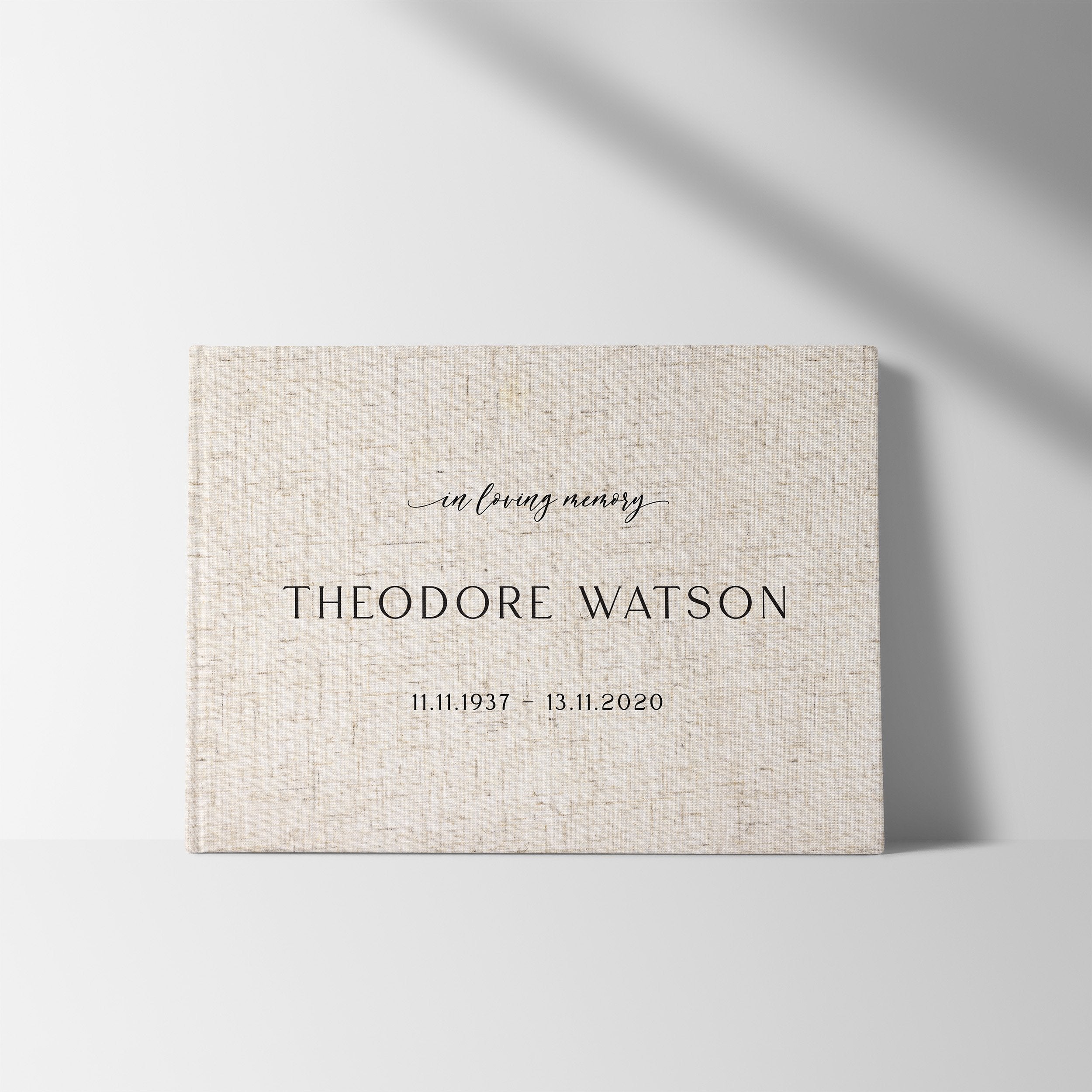 In Loving Memory | Funeral Guest Book