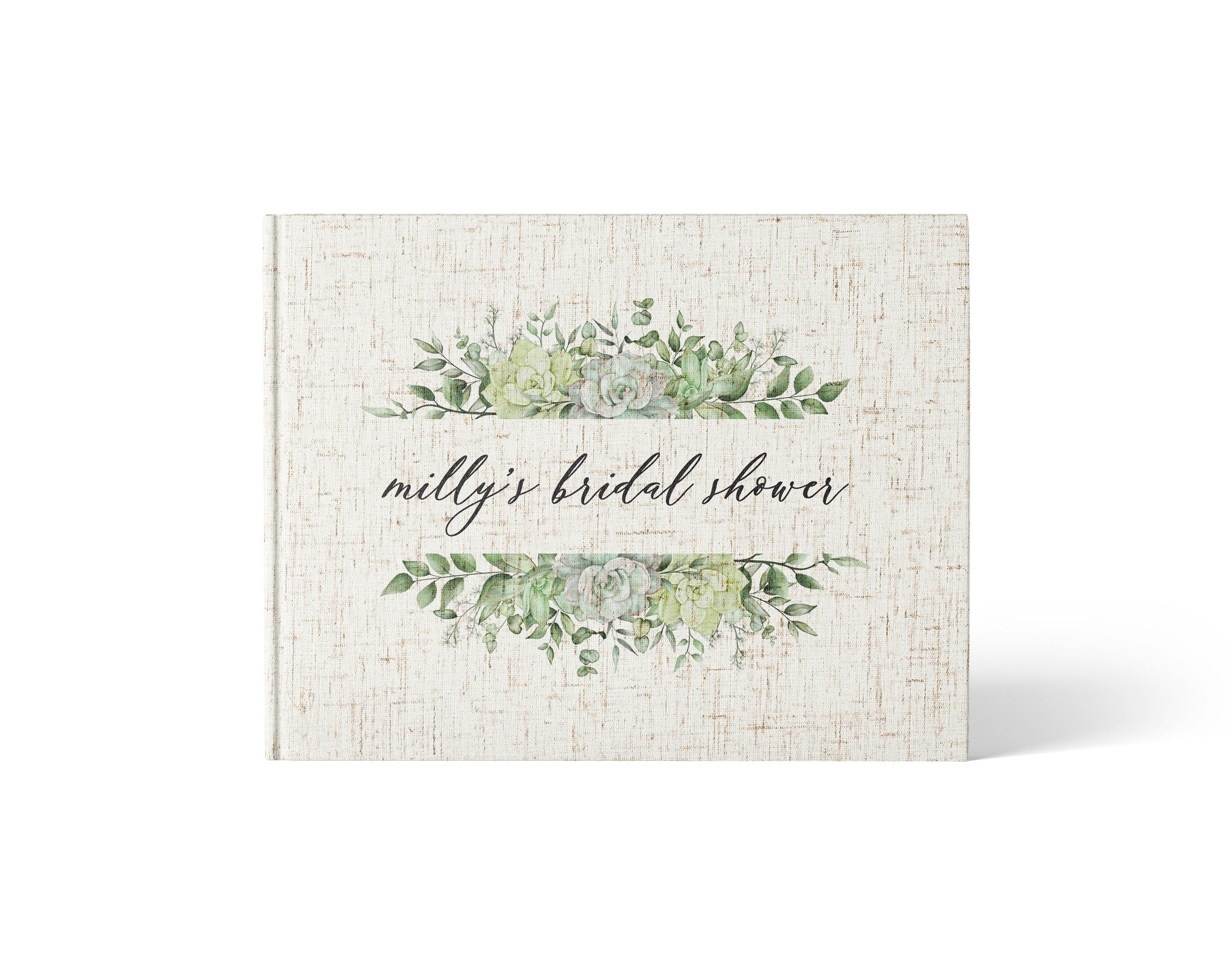 Succulents | Bridal Shower Guest Book