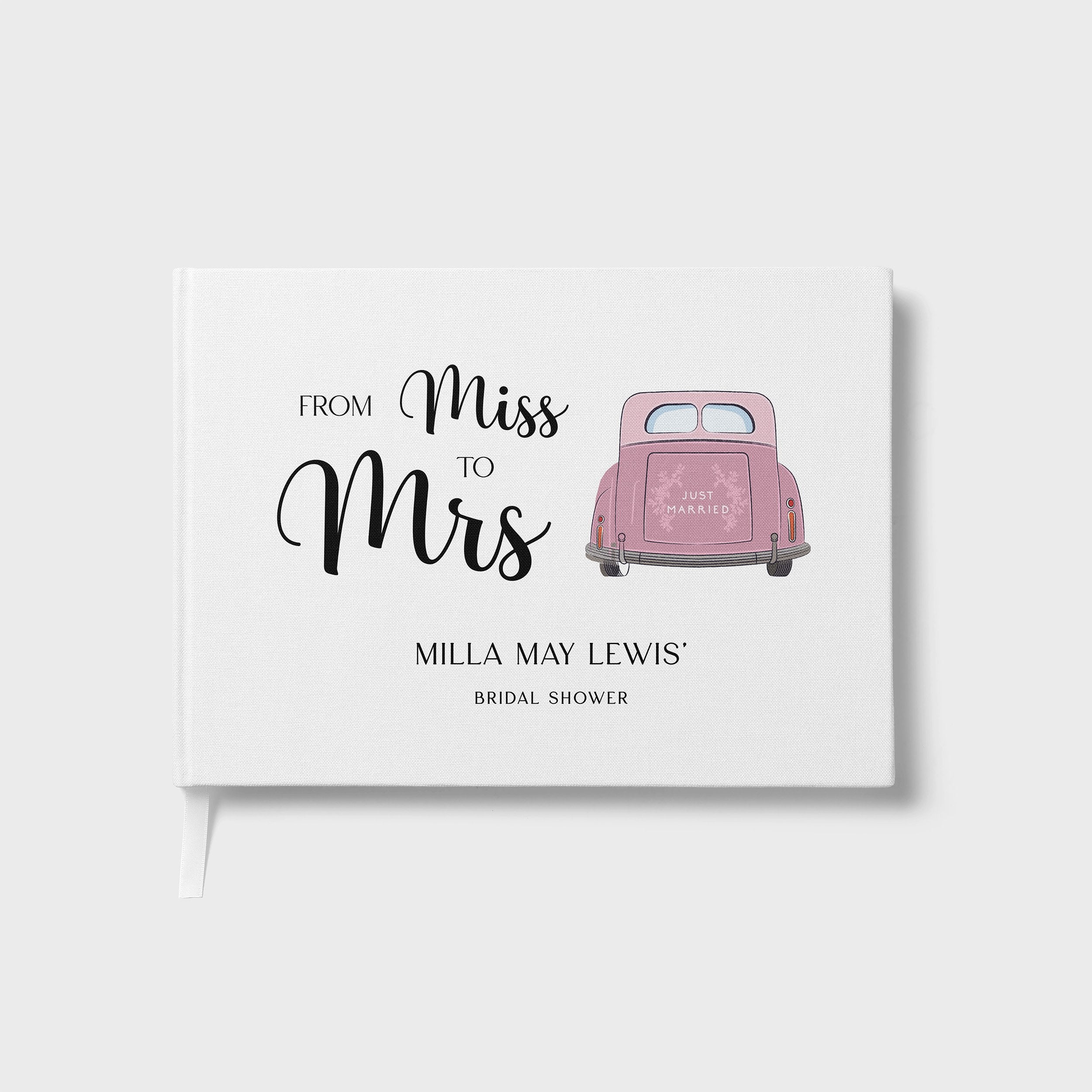 Miss to Mrs | Bridal Shower Guest Book
