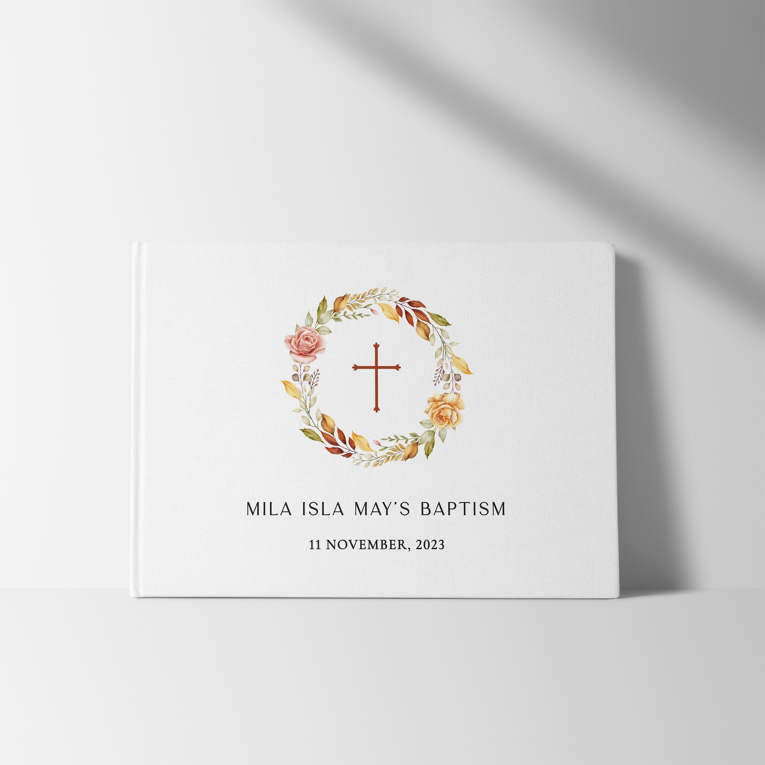 Autumn | Baptism Guest Book