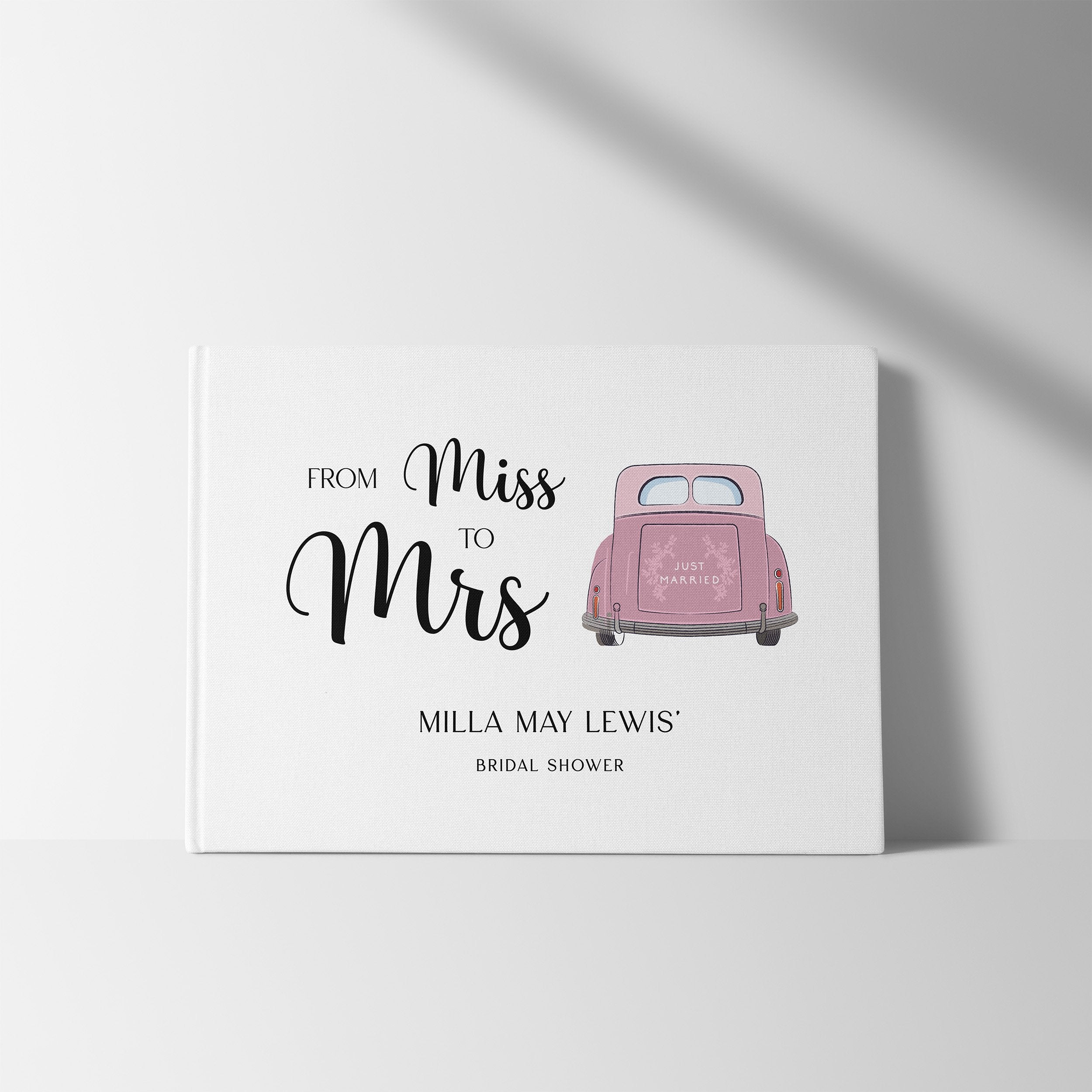Miss to Mrs | Bridal Shower Guest Book