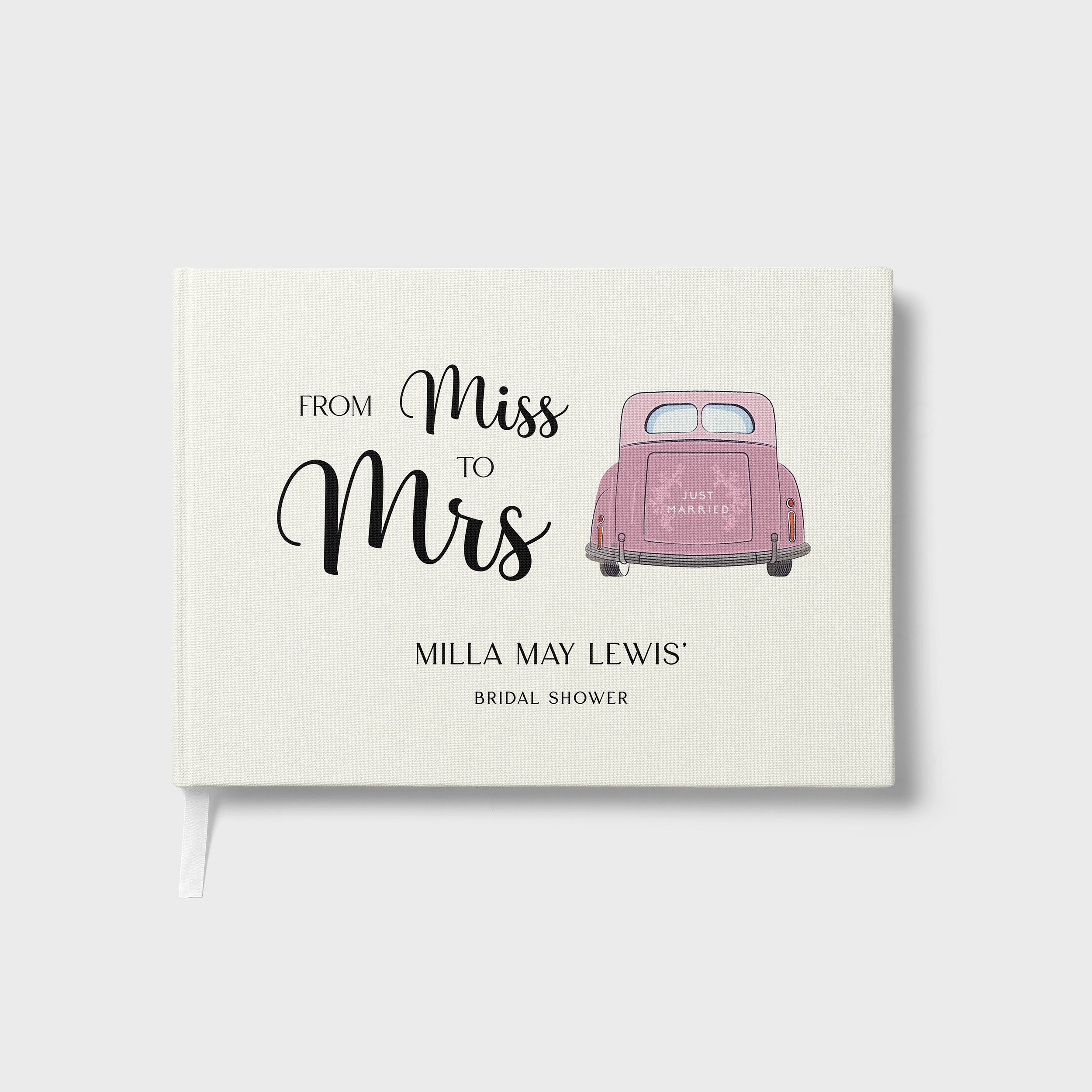 Miss to Mrs | Bridal Shower Guest Book