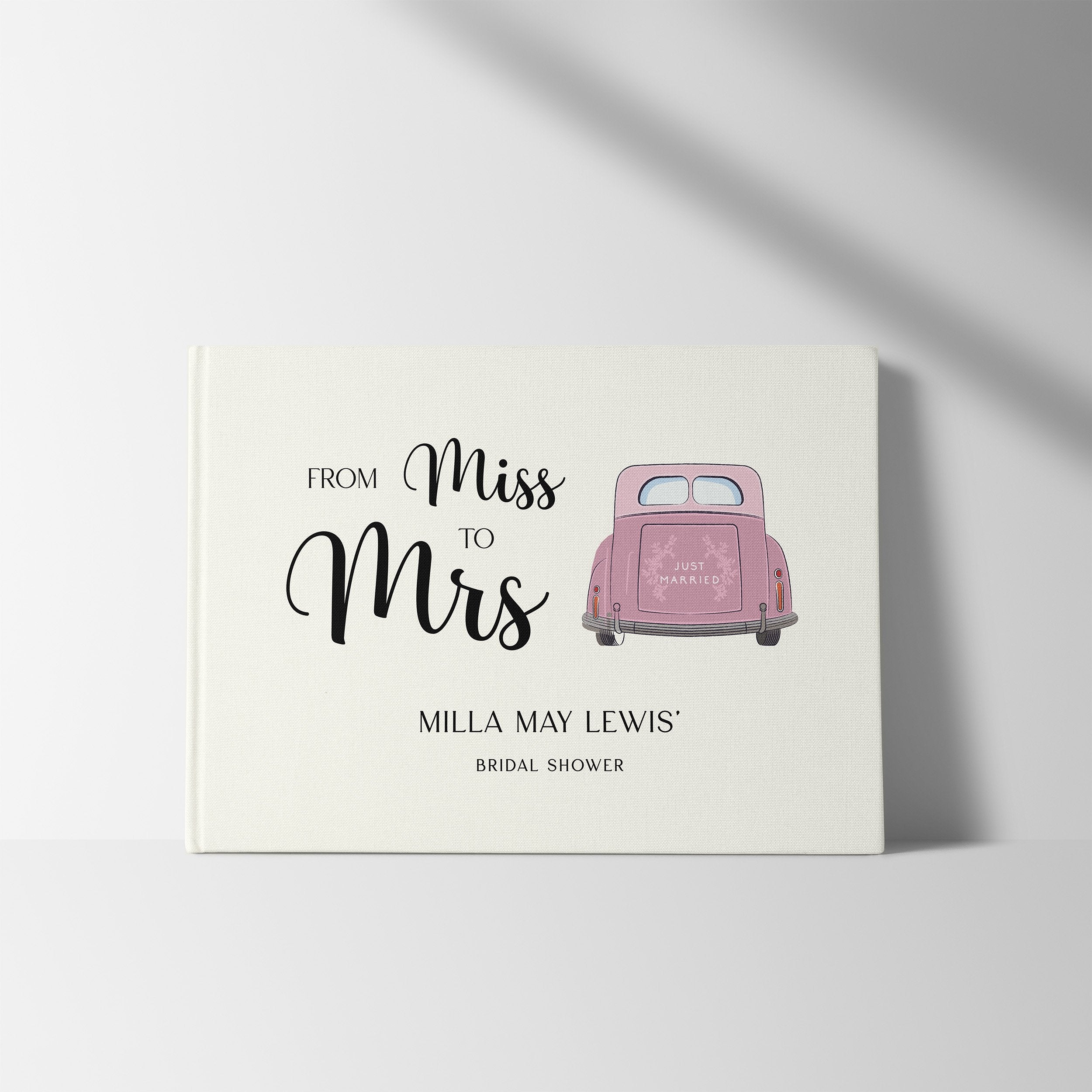 Miss to Mrs | Bridal Shower Guest Book