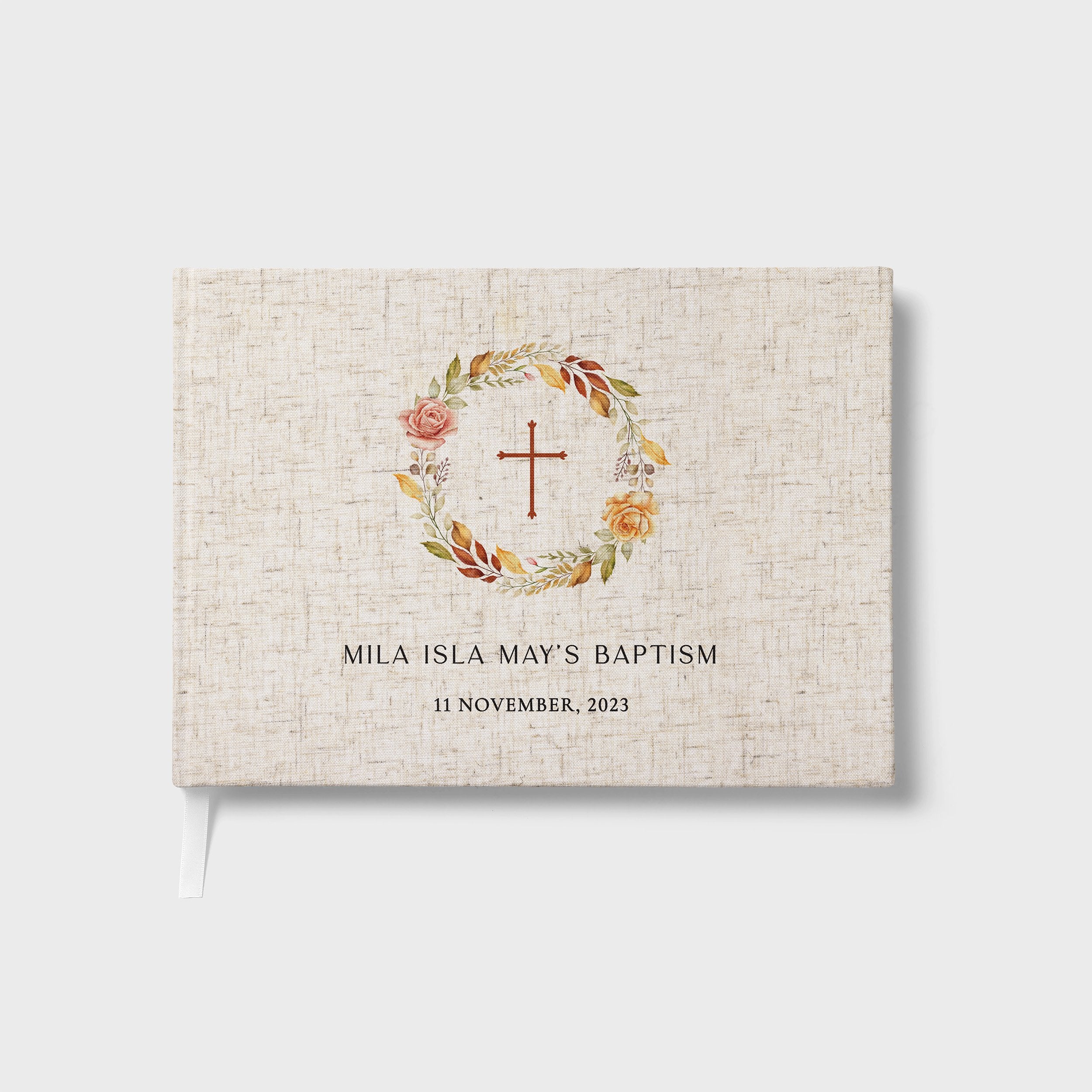 Autumn | Baptism Guest Book