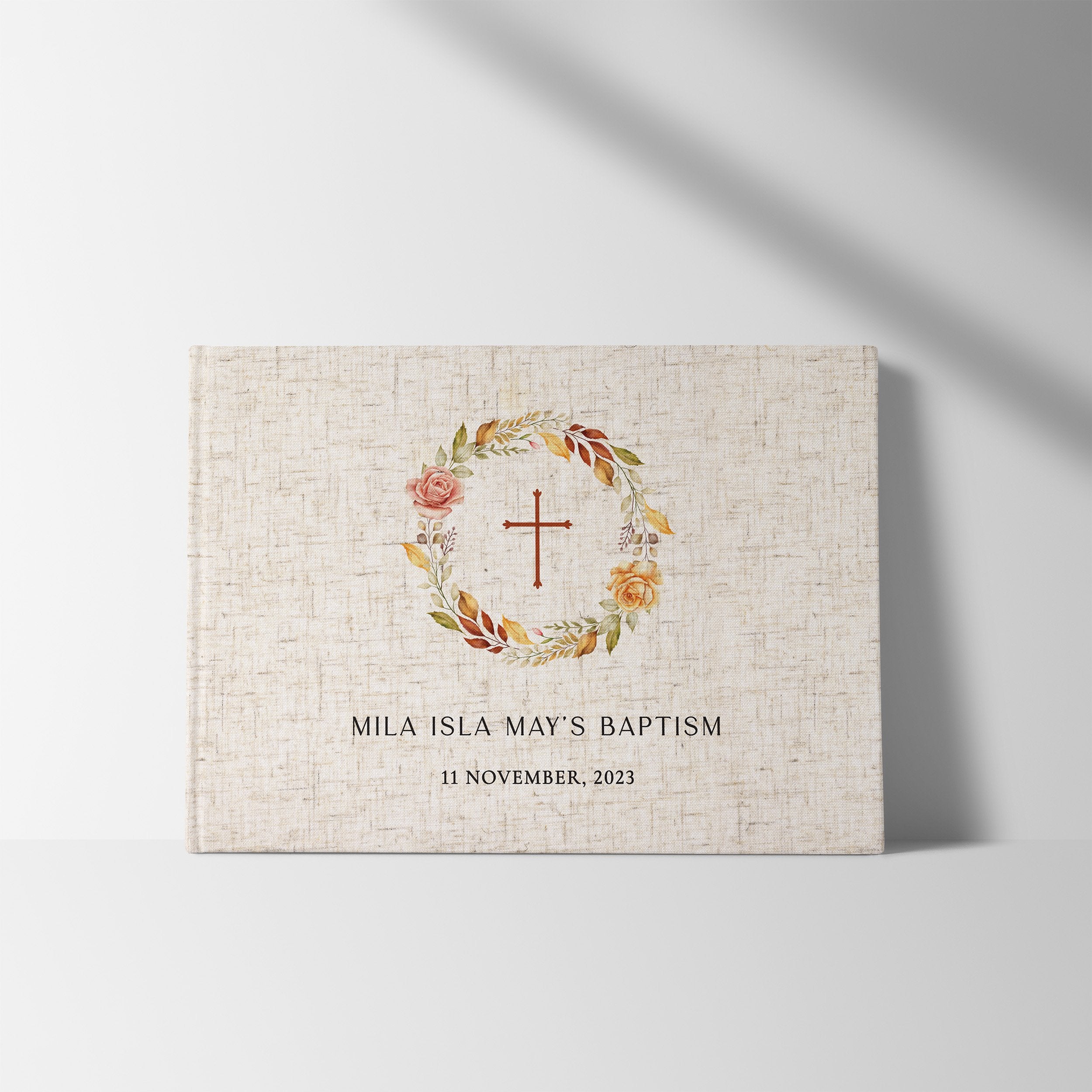 Autumn | Baptism Guest Book