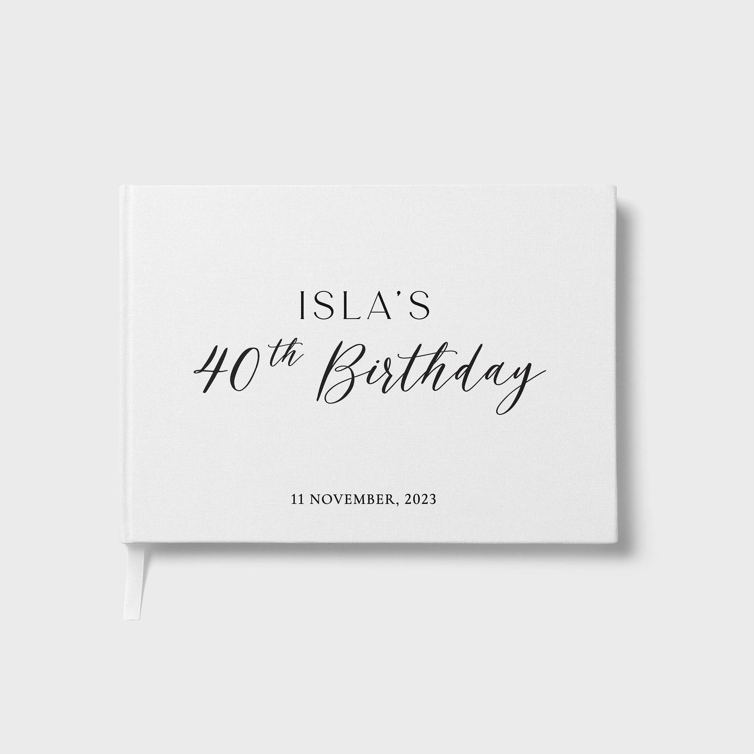 Modern Charm | Birthday Guest Book