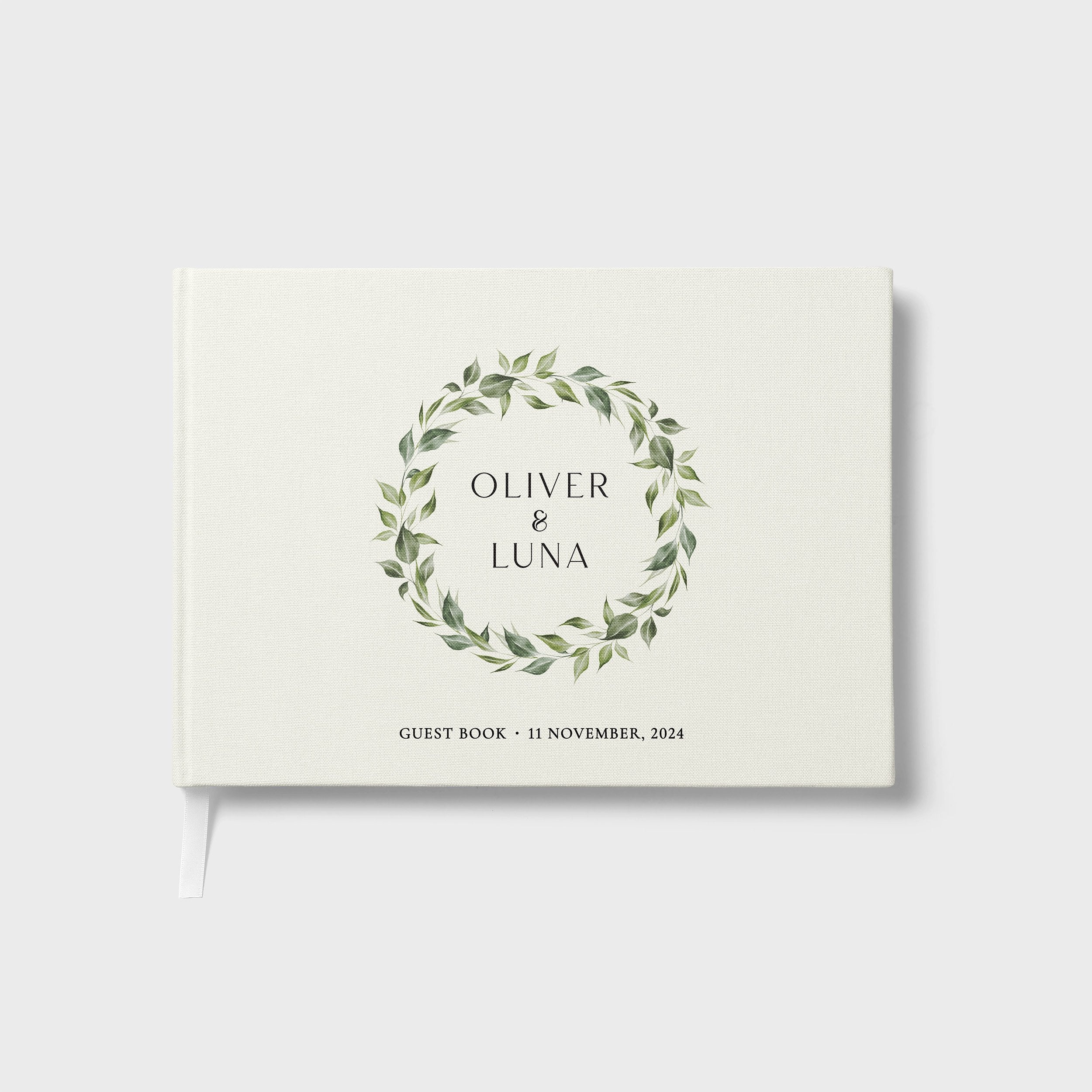 Foliage Border | Wedding Guest Book