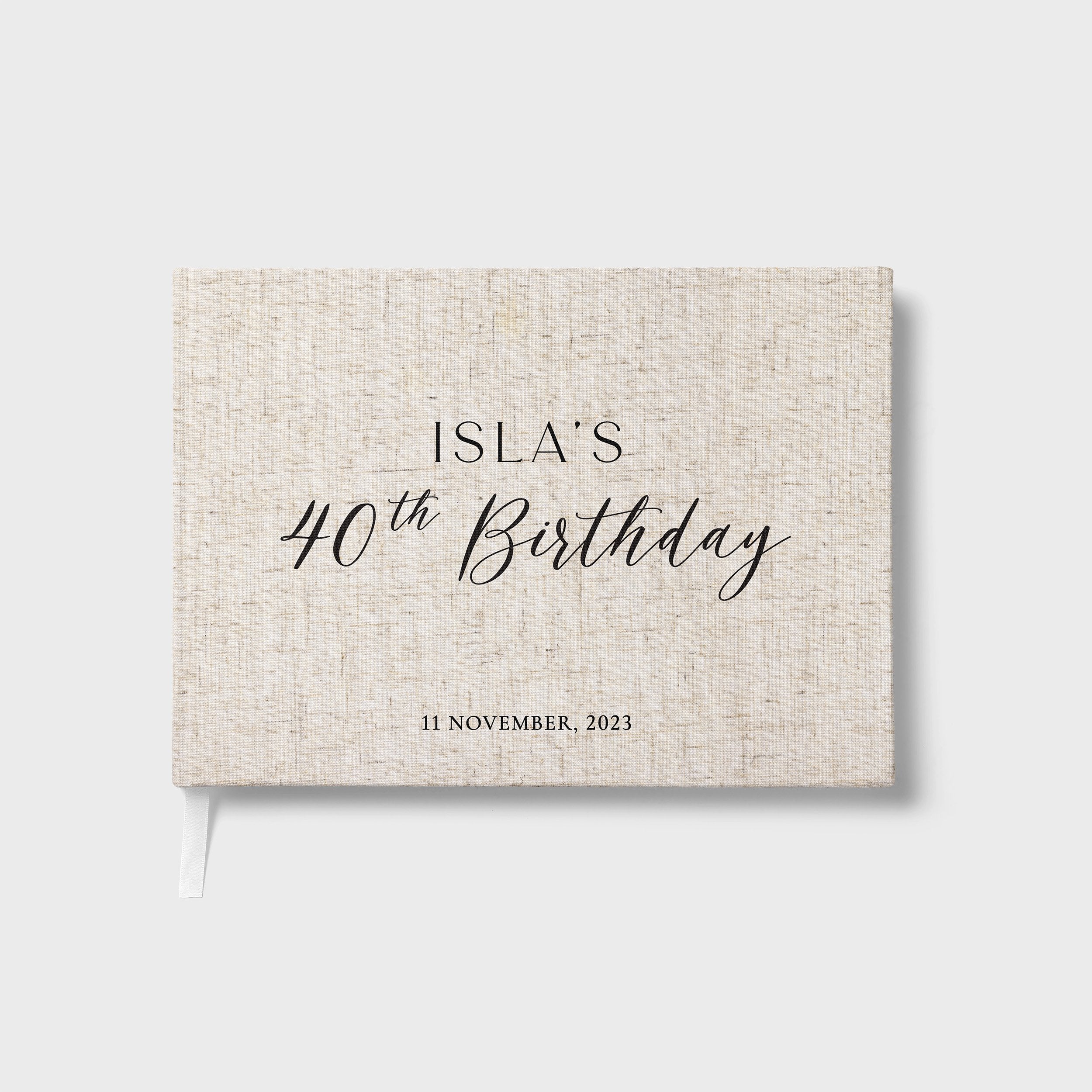 Modern Charm | Birthday Guest Book