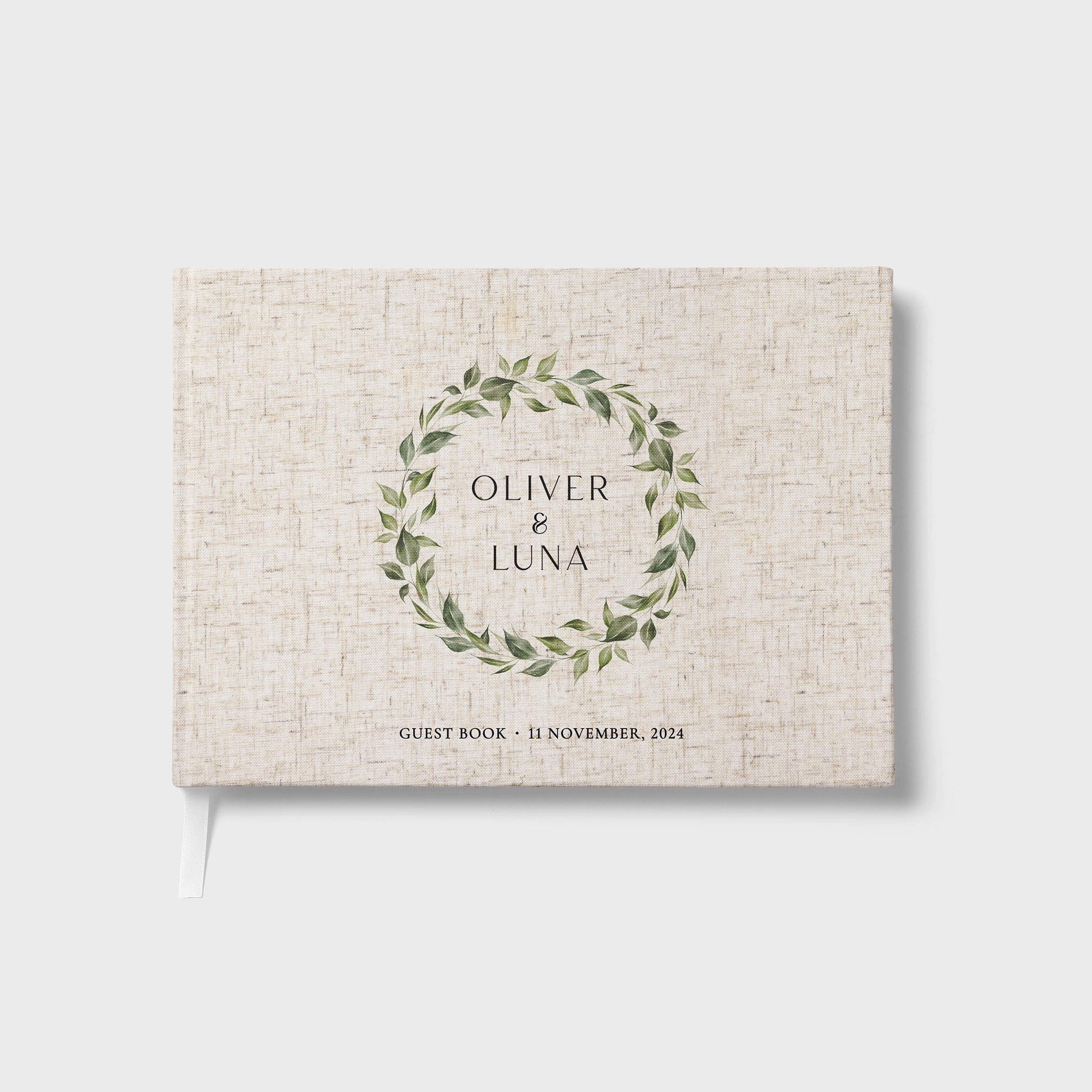 Foliage Border | Wedding Guest Book