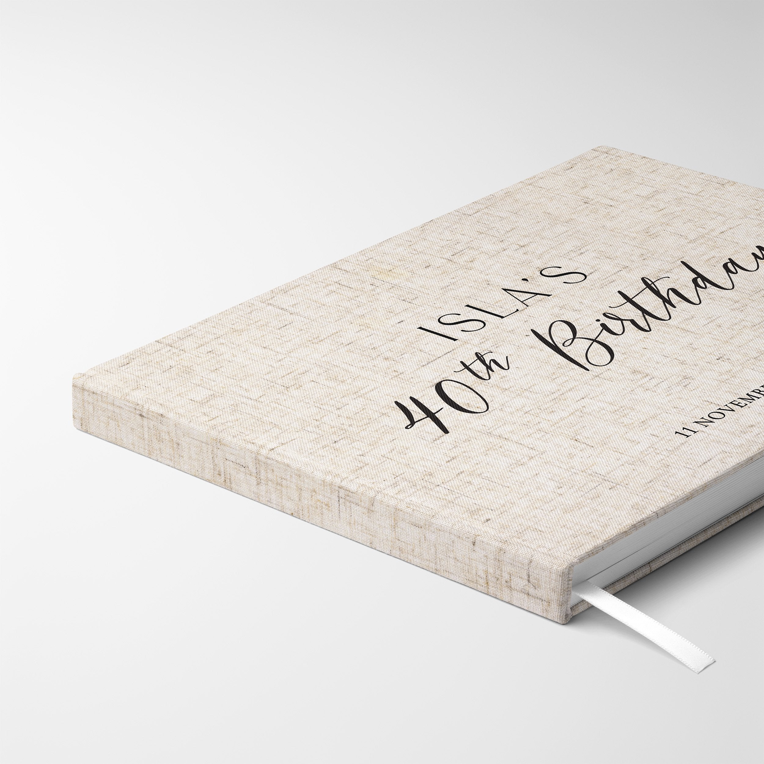 Modern Charm | Birthday Guest Book