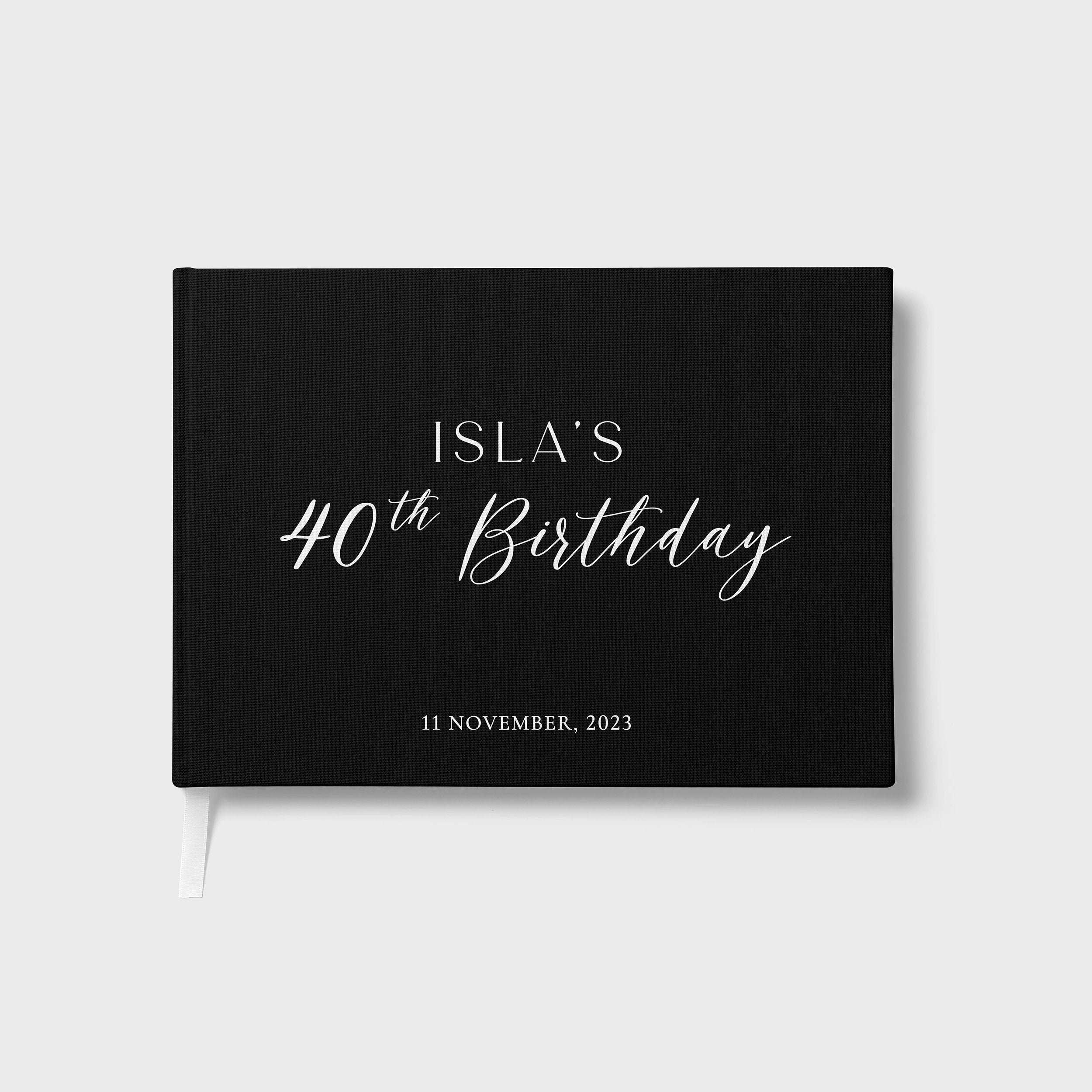 Modern Charm | Birthday Guest Book