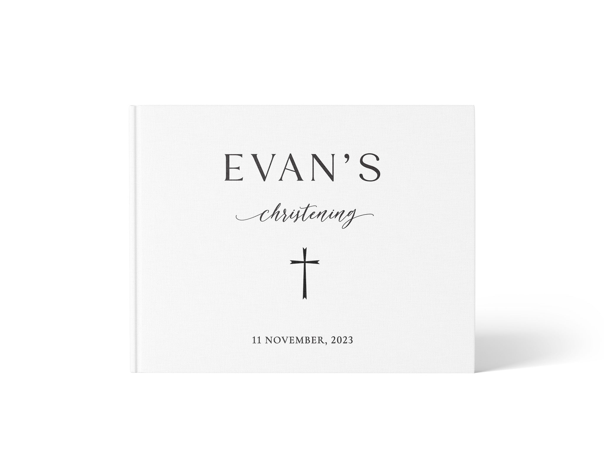 Simplicity | Christening Guest Book