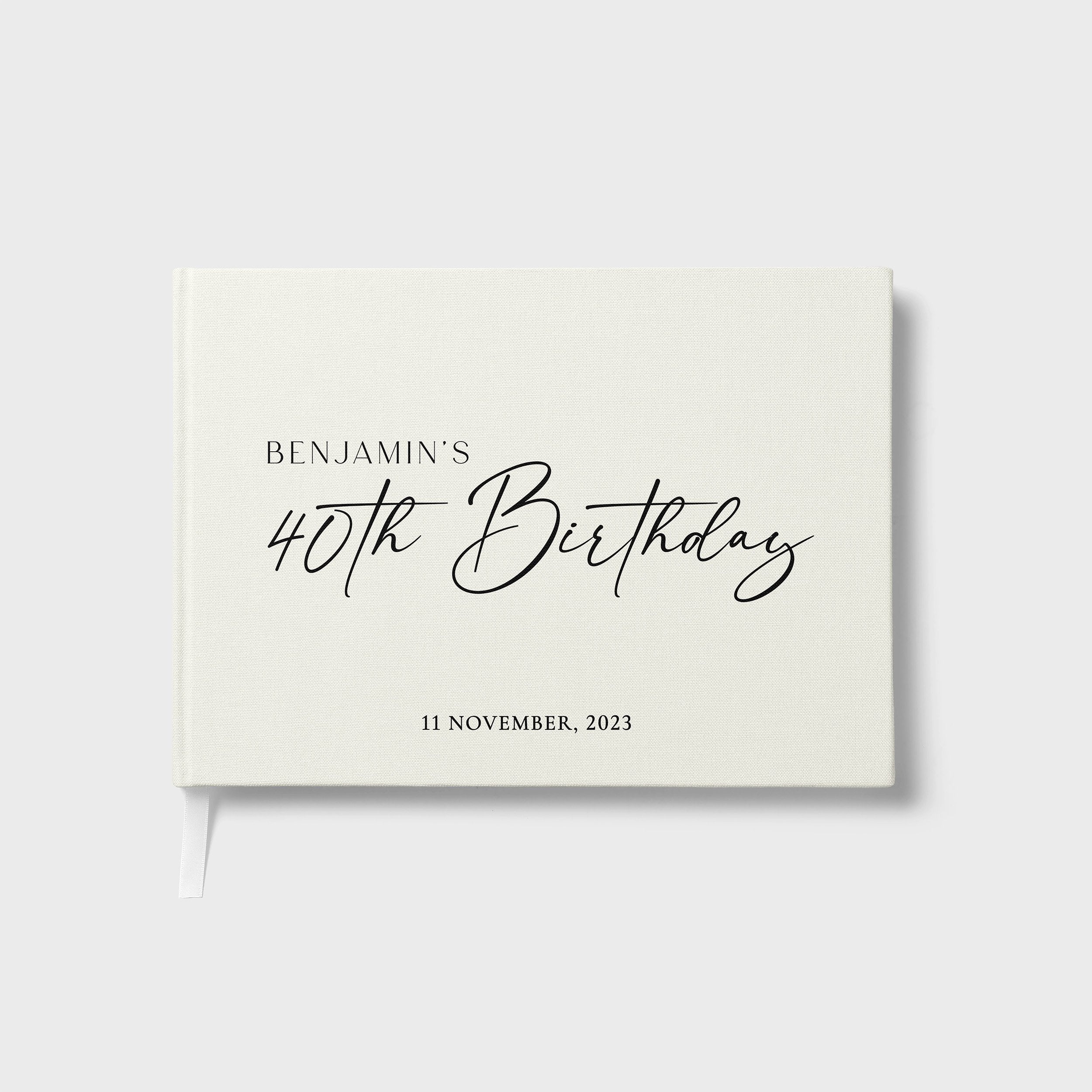 Signature Charm | Birthday Guest Book