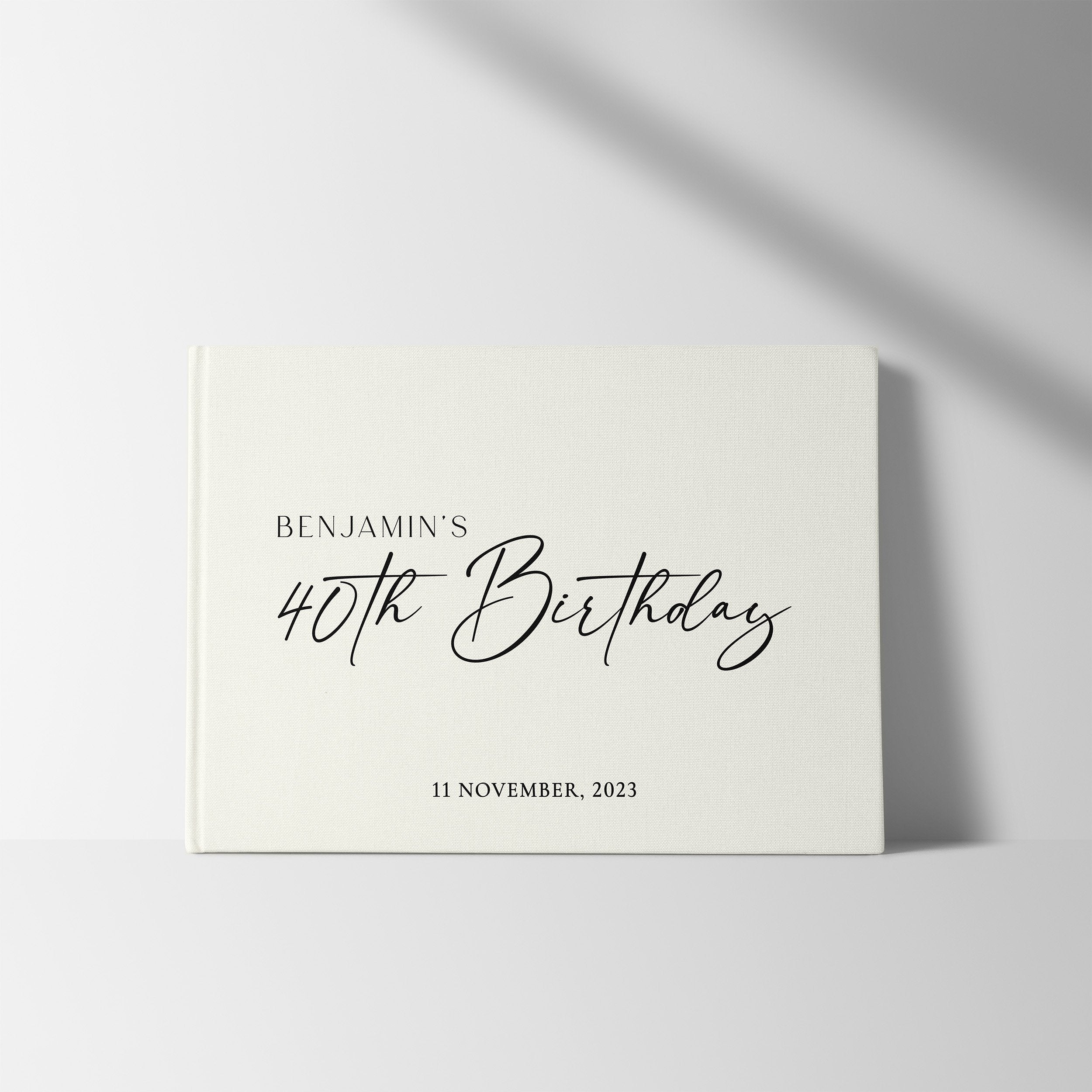 Signature Charm | Birthday Guest Book