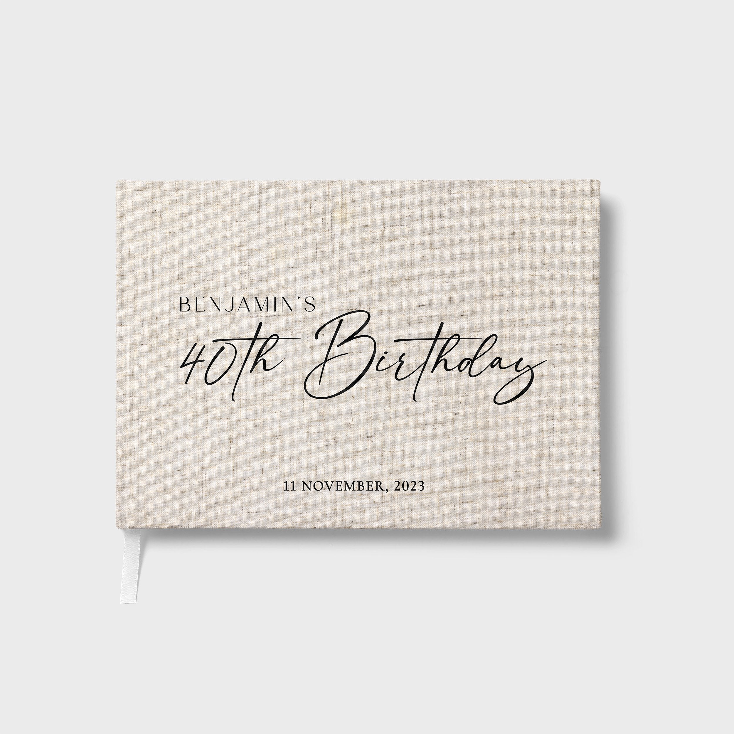 Signature Charm | Birthday Guest Book