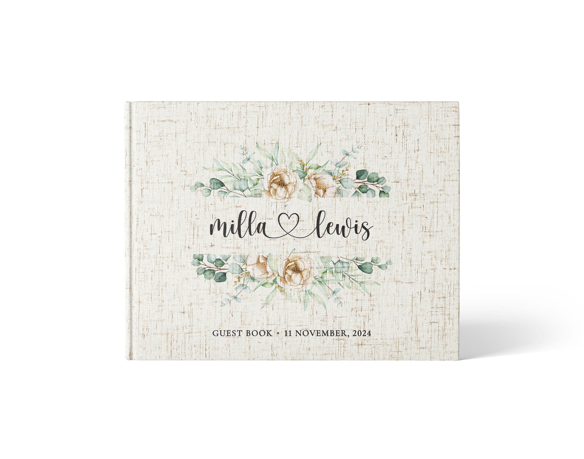 Mirrored Florals | Wedding Guest Book