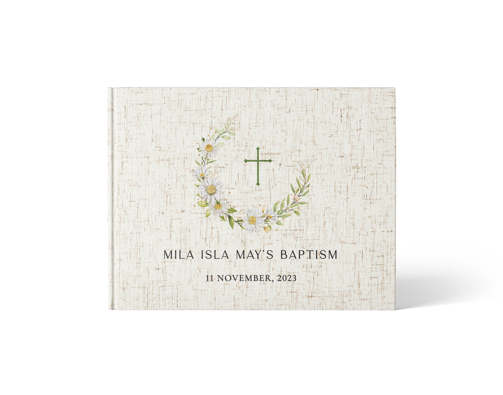 Daisies | Christening Guest Book