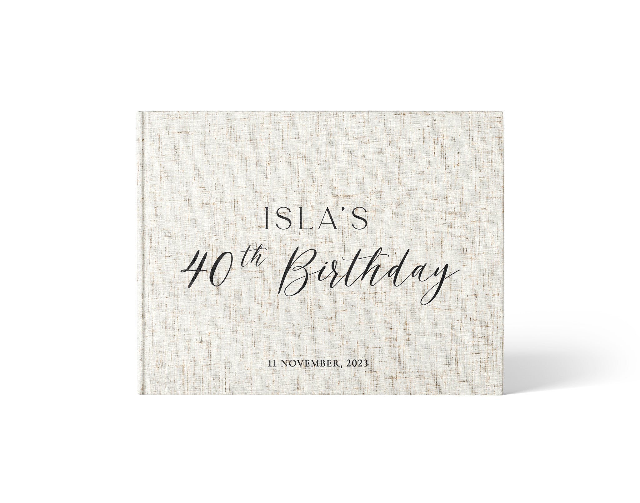 Modern Charm | Birthday Guest Book