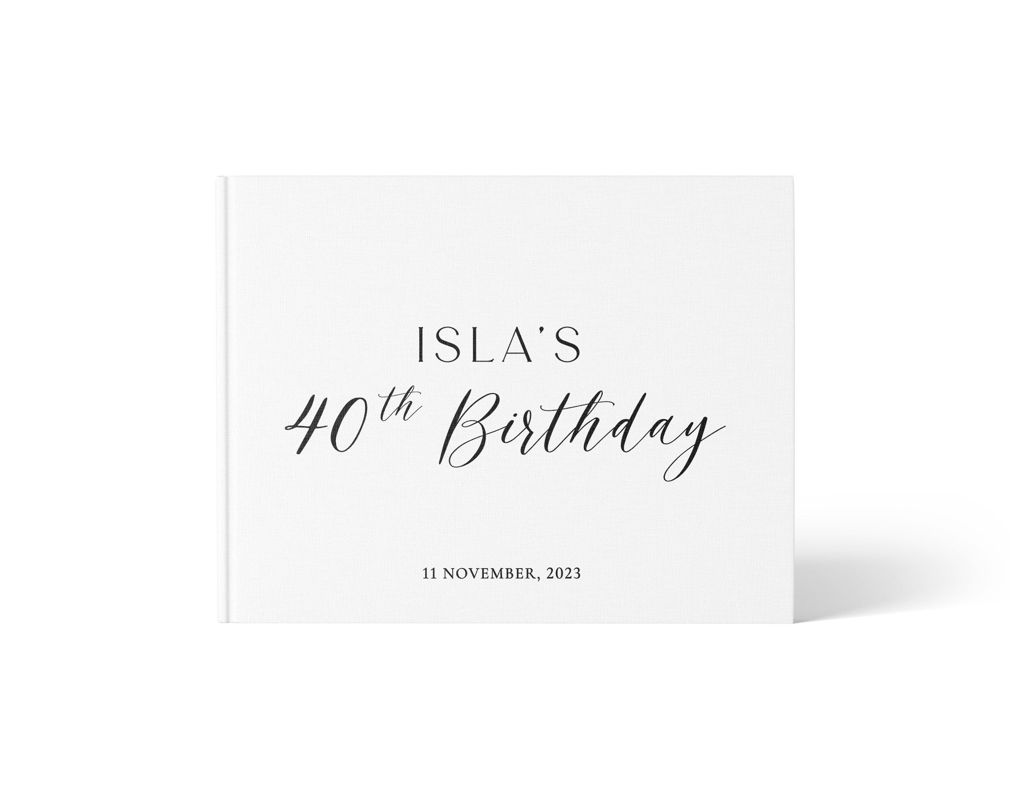 Modern Charm | Birthday Guest Book