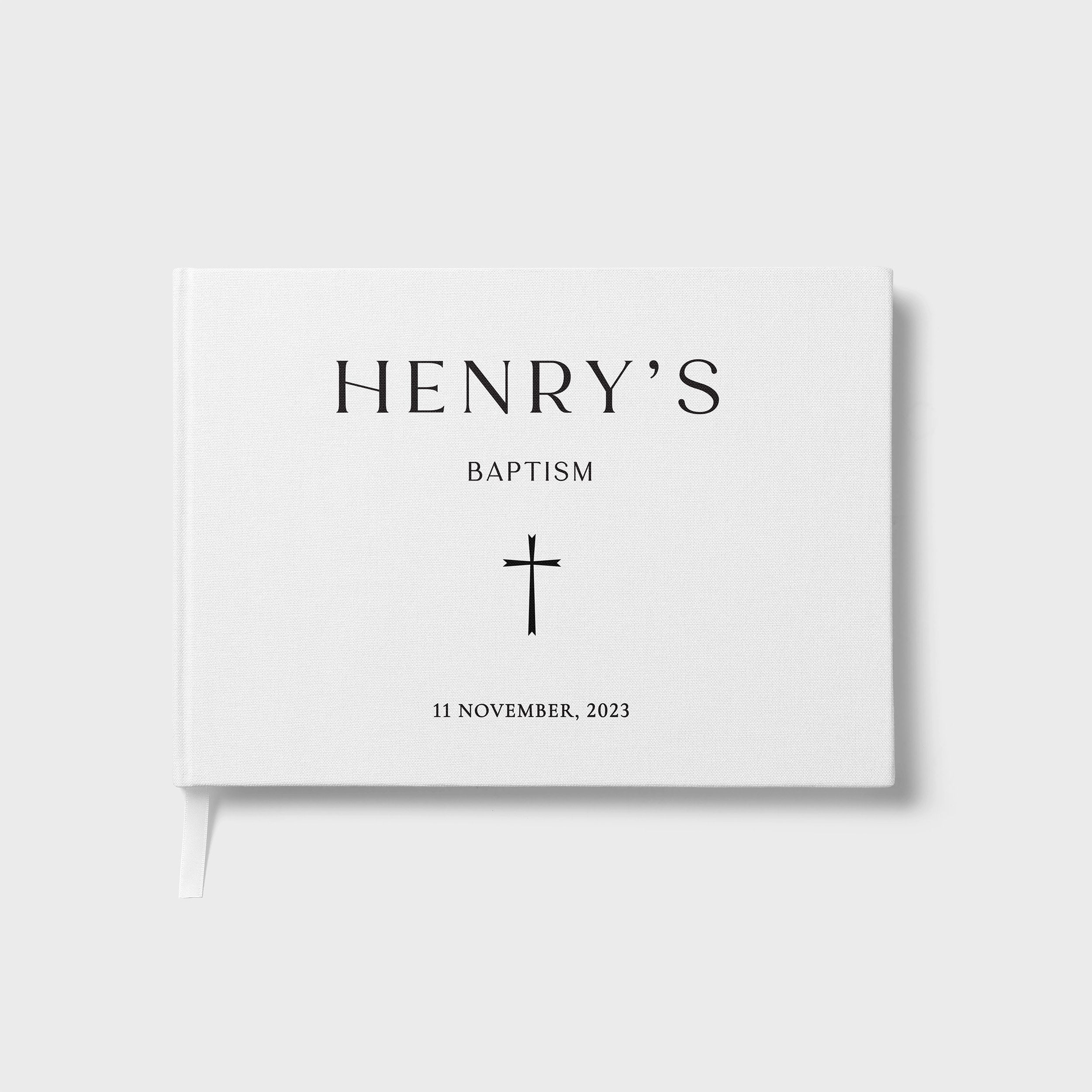 Simplicity | Baptism Guest Book