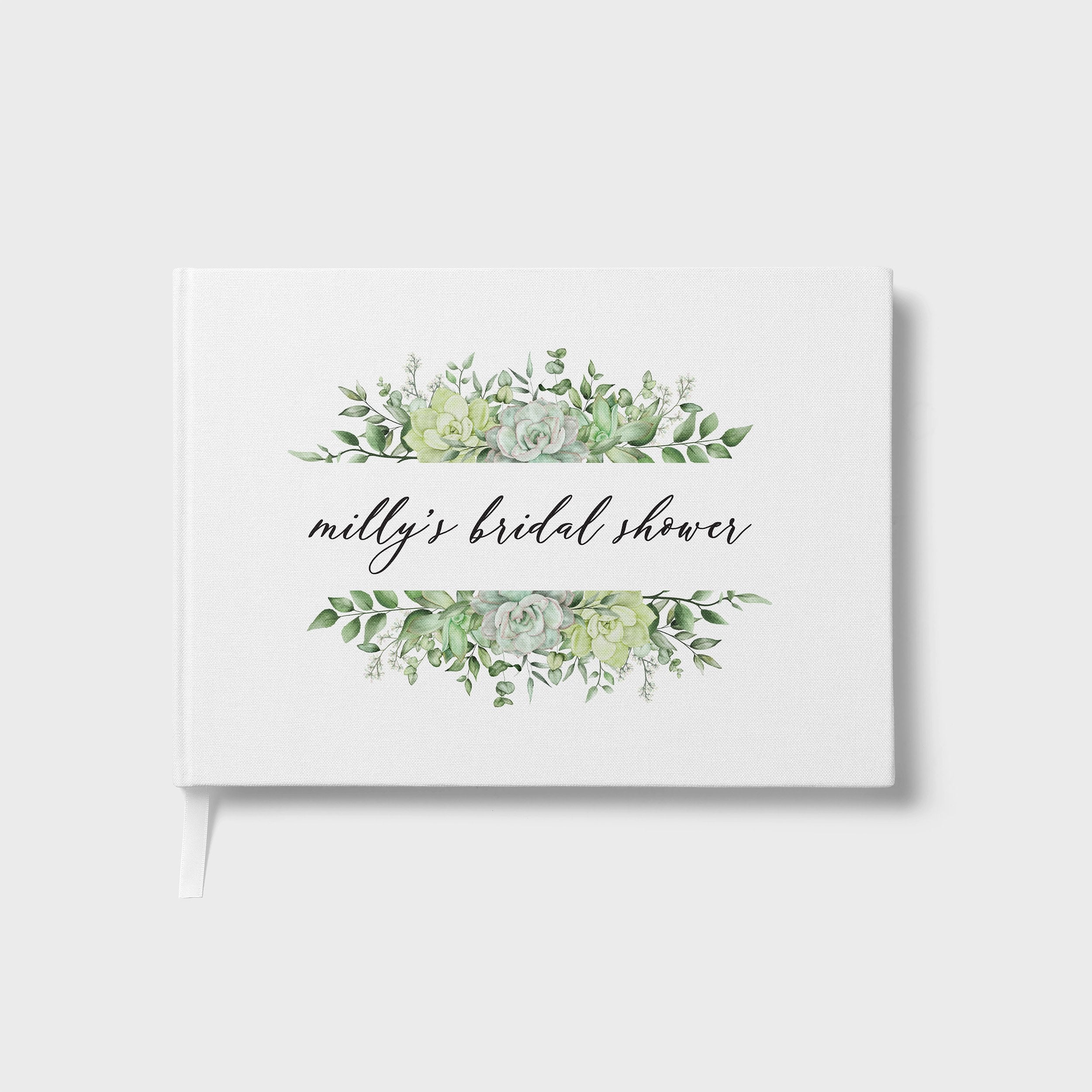 Succulents | Bridal Shower Guest Book