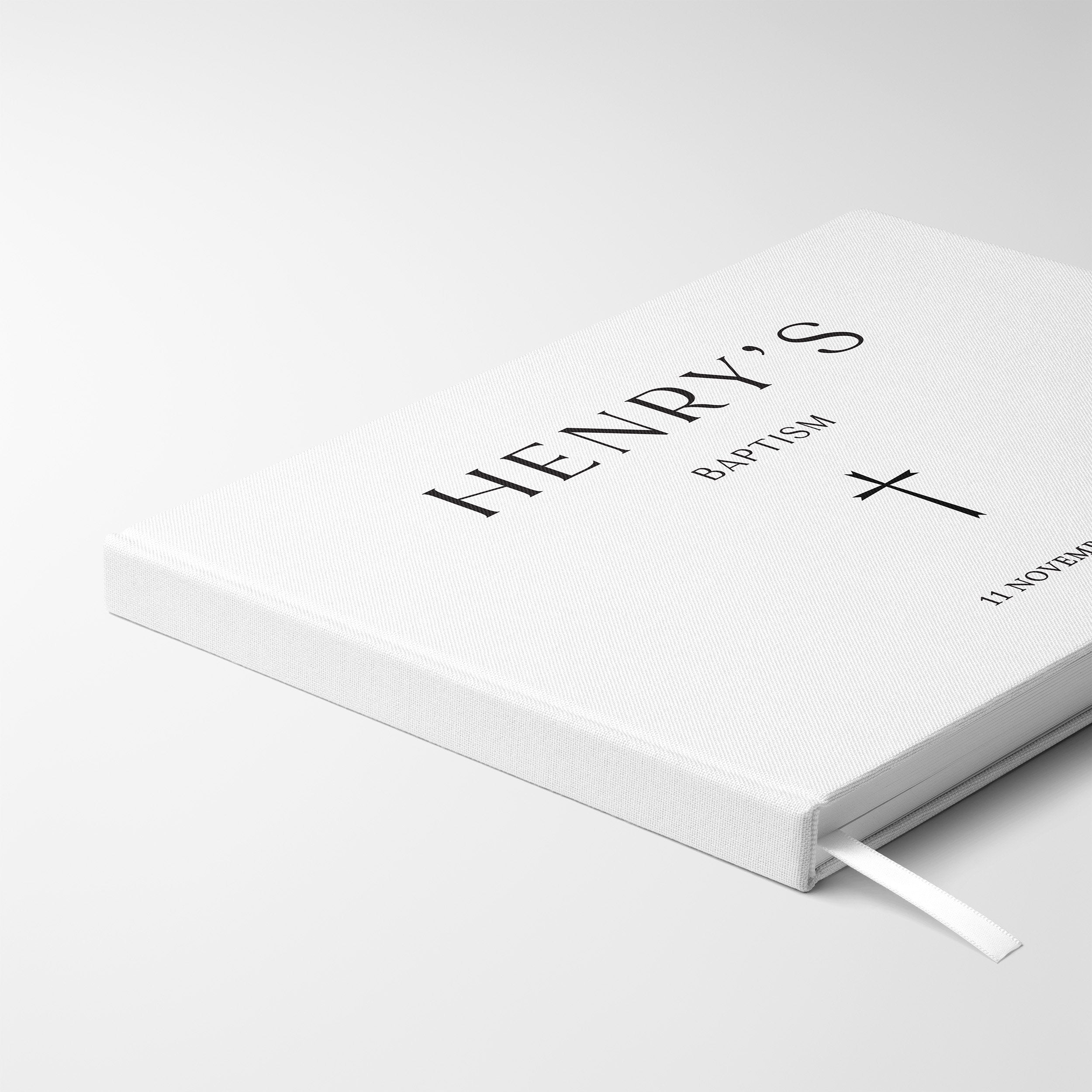 Simplicity | Baptism Guest Book