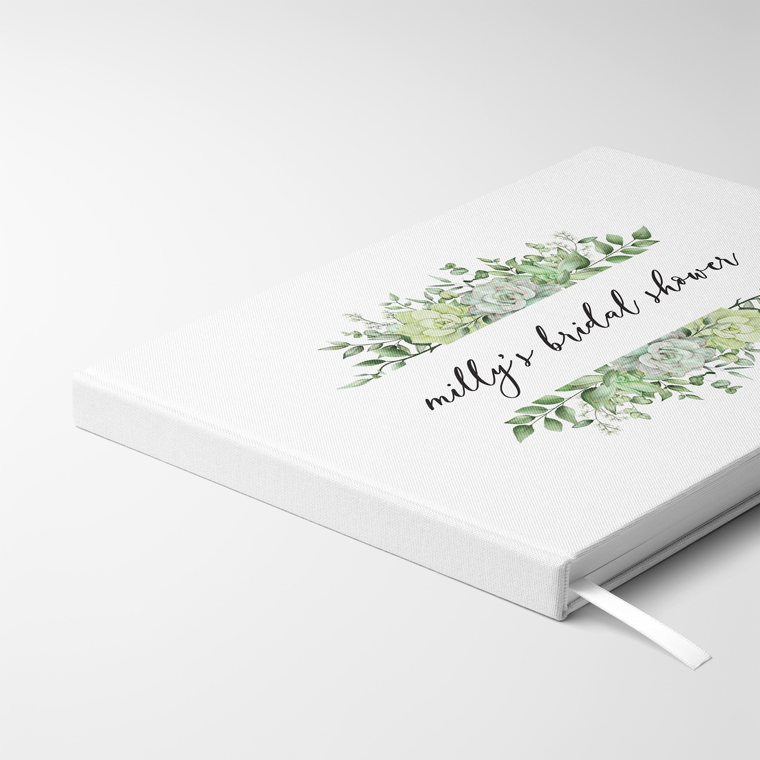 Succulents | Bridal Shower Guest Book
