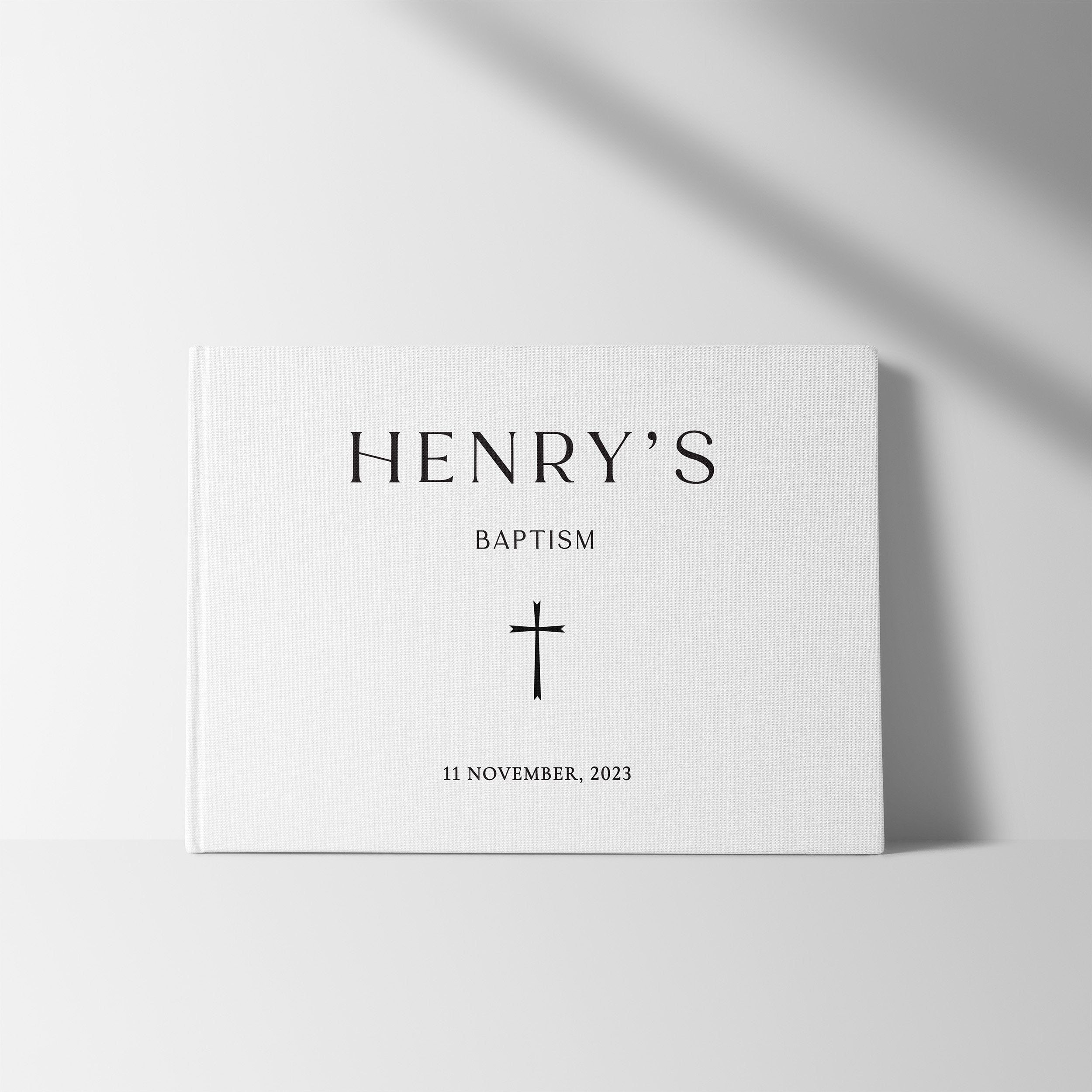 Simplicity | Baptism Guest Book