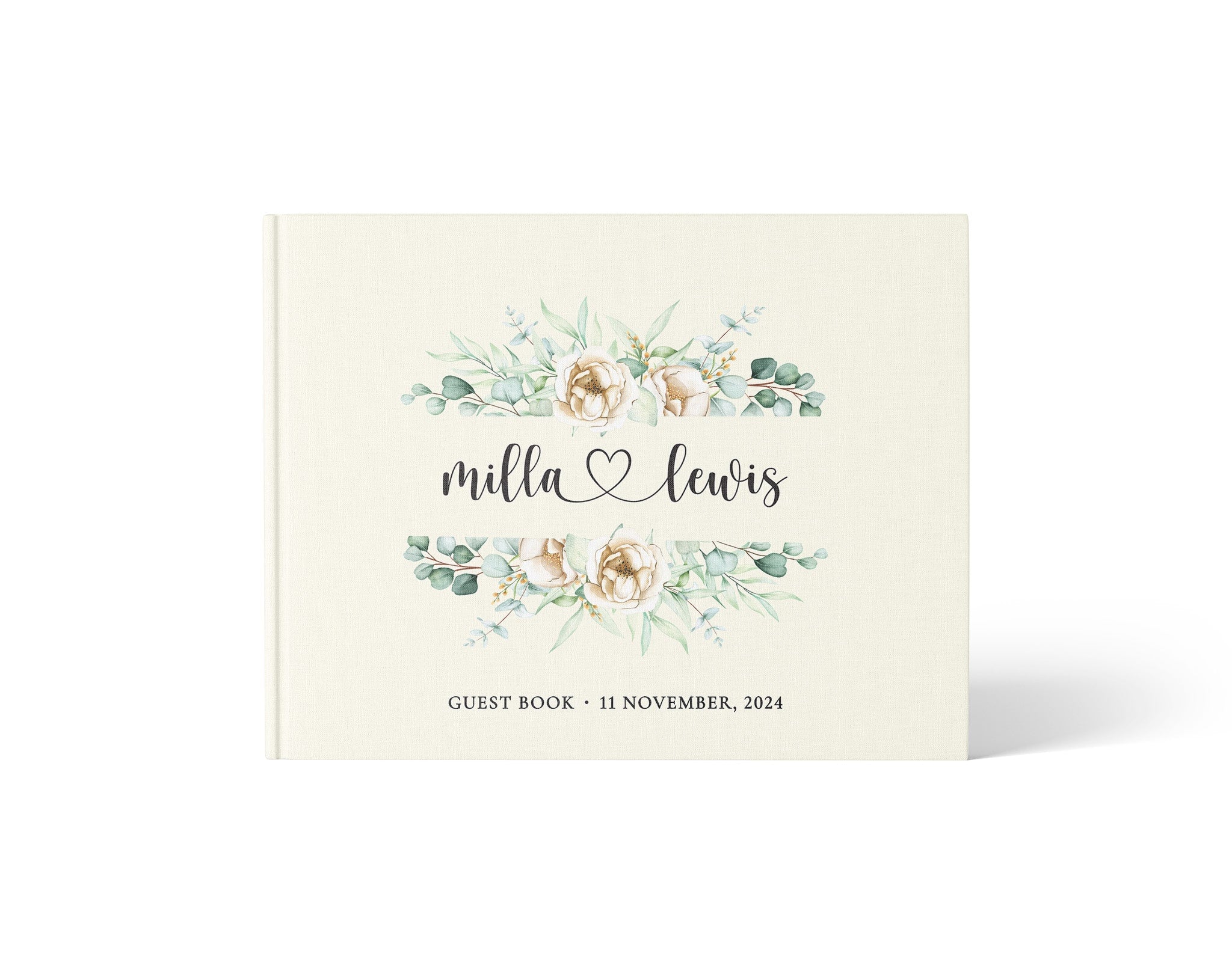 Mirrored Florals | Wedding Guest Book