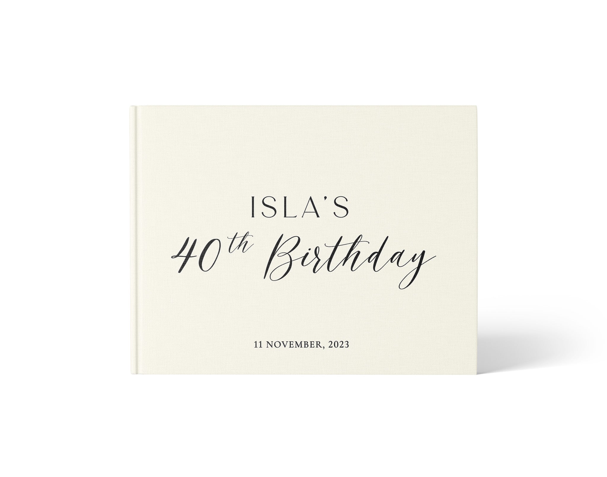 Modern Charm | Birthday Guest Book