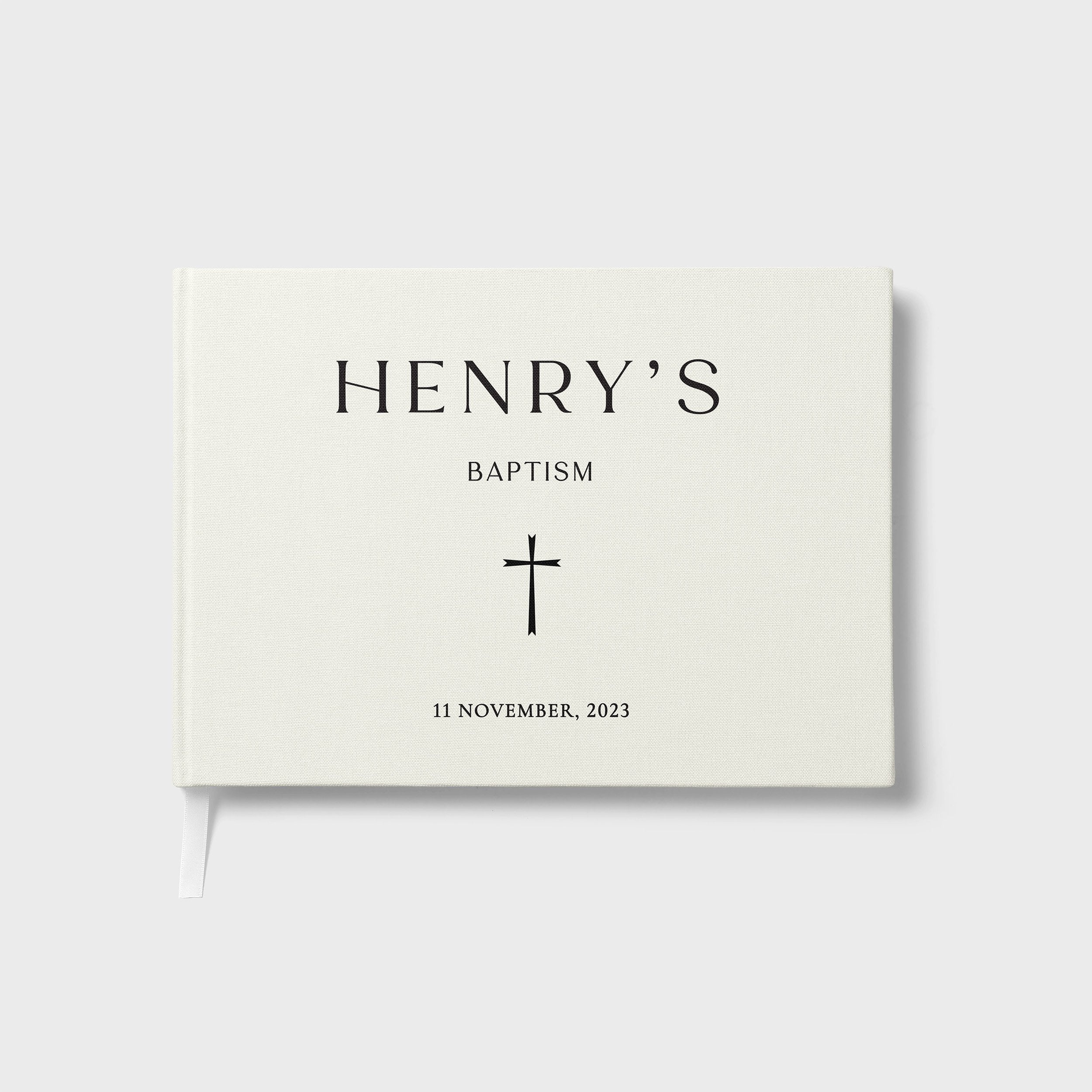 Simplicity | Baptism Guest Book