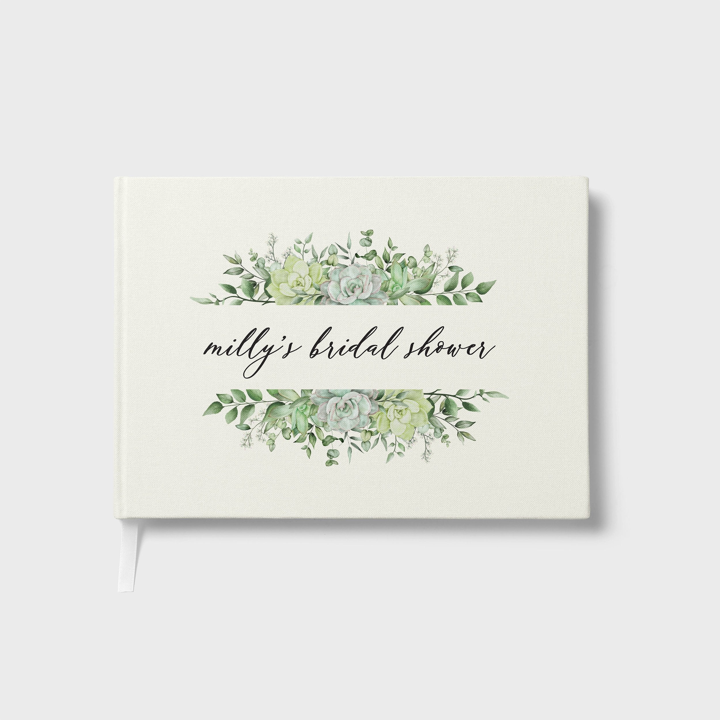 Succulents | Bridal Shower Guest Book