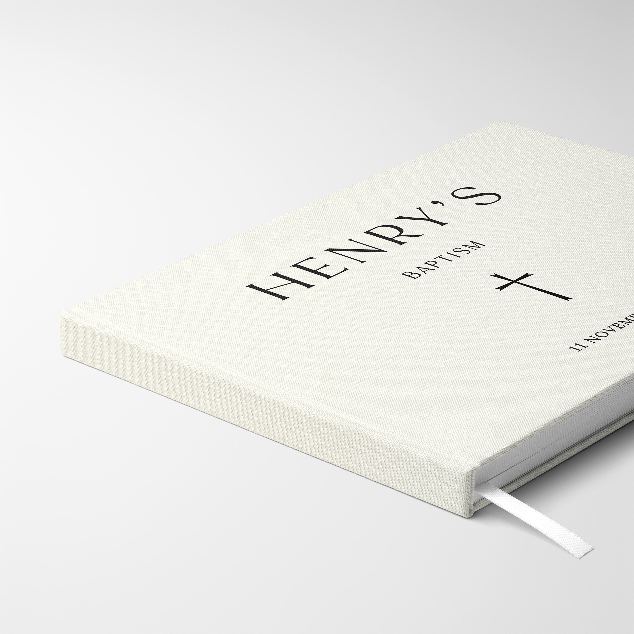 Simplicity | Baptism Guest Book