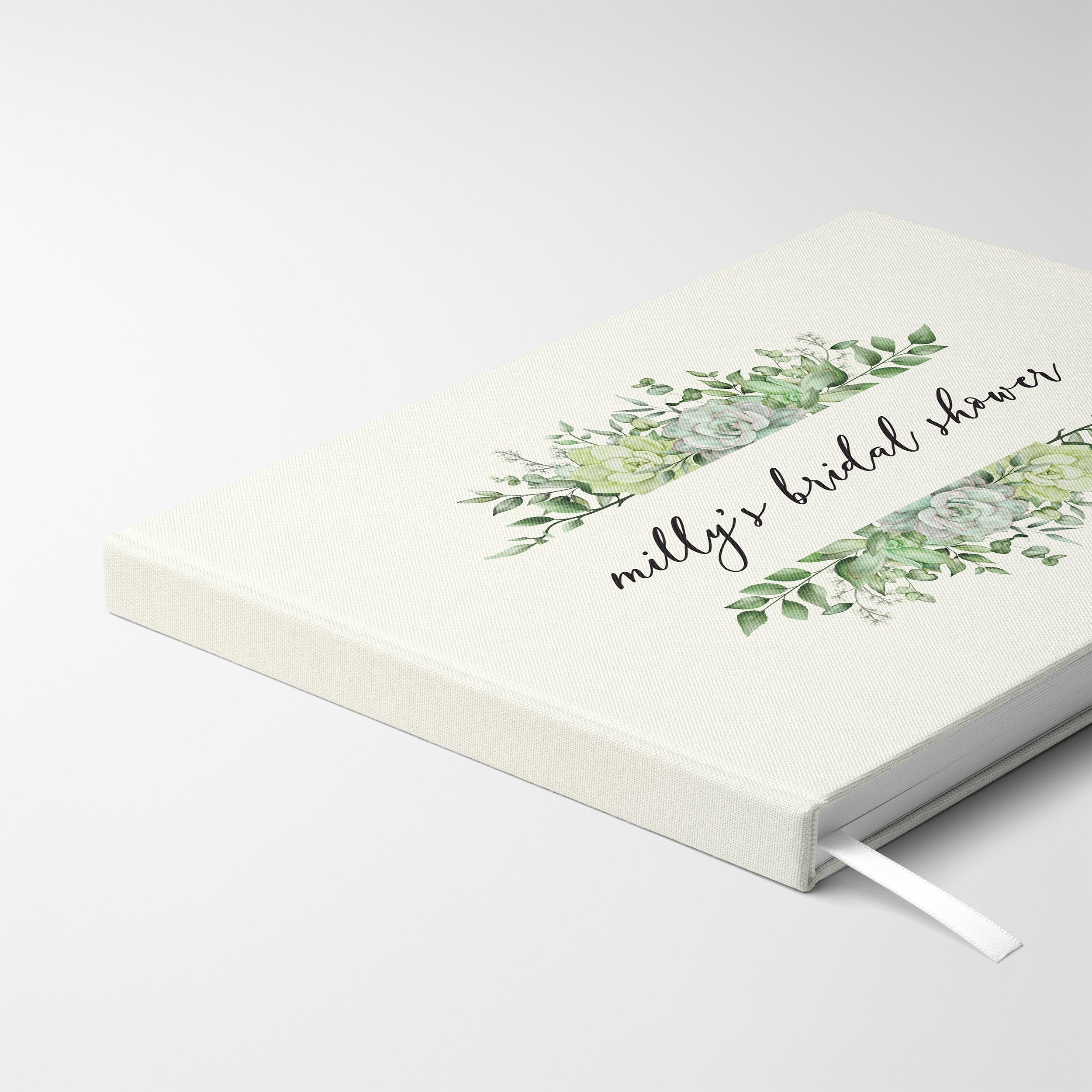 Succulents | Bridal Shower Guest Book