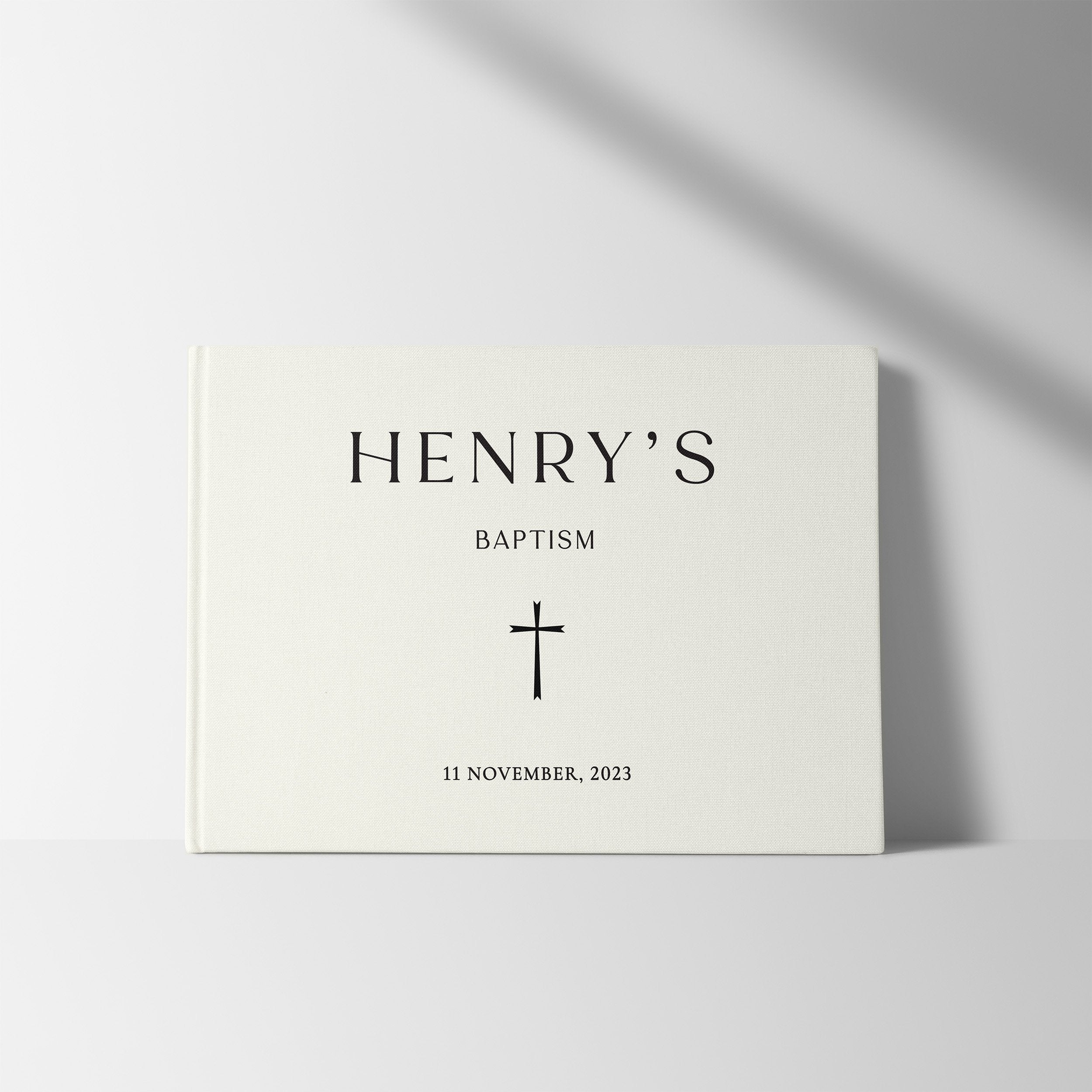 Simplicity | Baptism Guest Book
