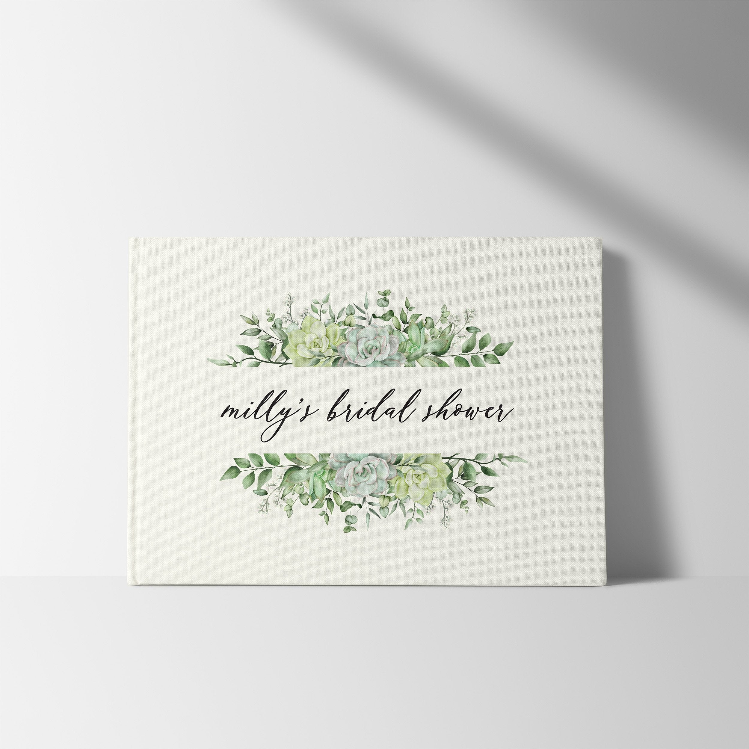 Succulents | Bridal Shower Guest Book