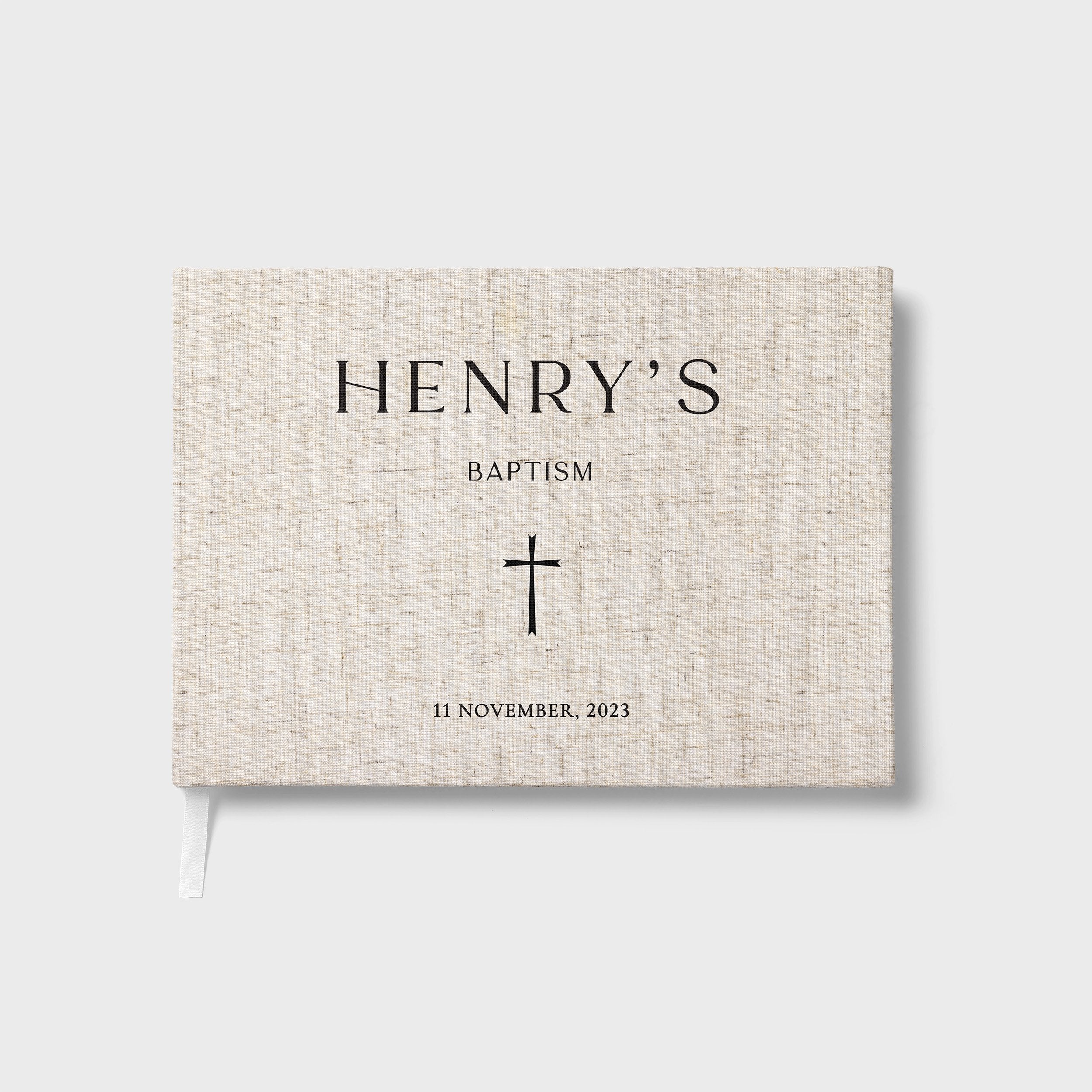 Simplicity | Baptism Guest Book