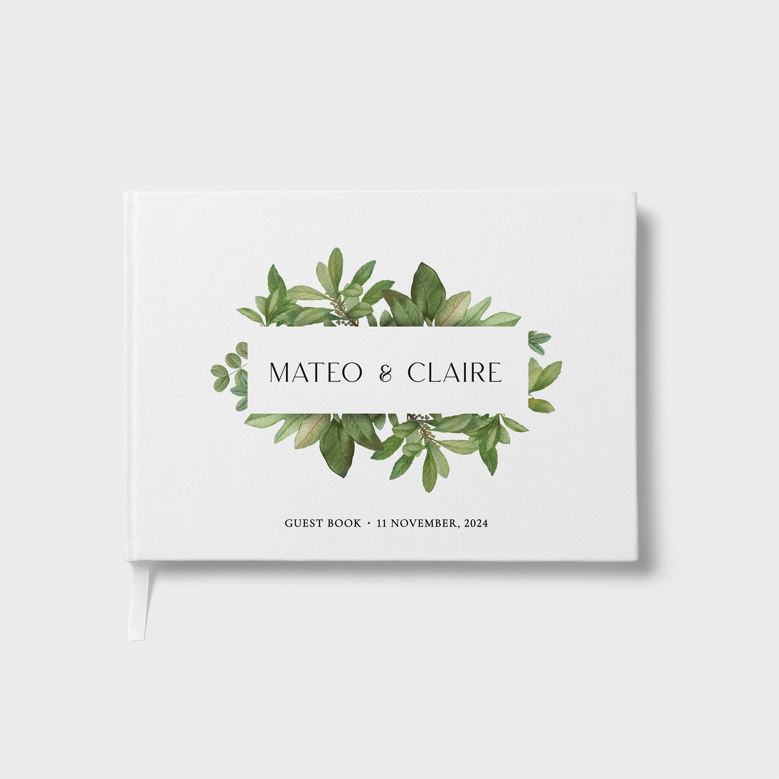 Foliage Frame | Wedding Guest Book